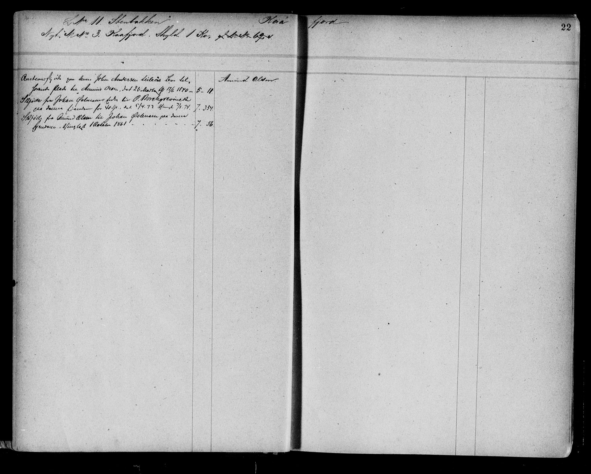 Alta fogderi/sorenskriveri, SATØ/SATØ-5/1/K/Kb/Kba/L0006pantereg: Panteregister nr. 6, 1776, s. 22