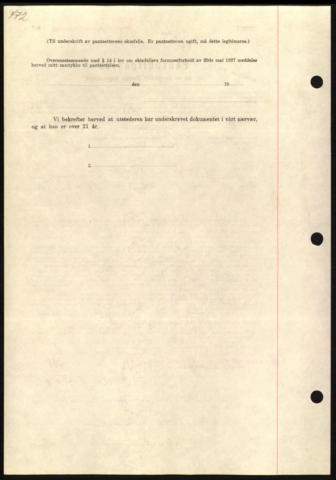 Nordmøre sorenskriveri, SAT/A-4132/1/2/2Ca: Pantebok nr. B84, 1938-1939, Dagboknr: 3033/1938