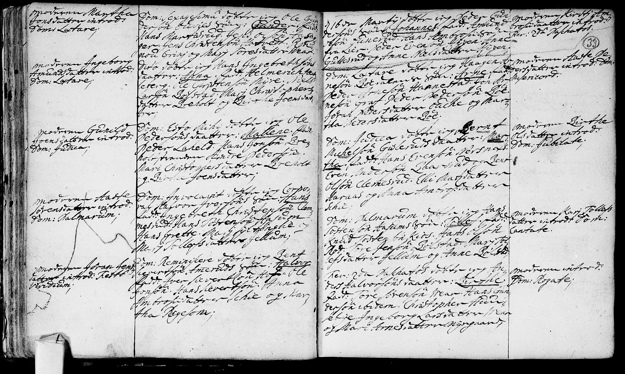 Røyken kirkebøker, SAKO/A-241/F/Fa/L0002: Ministerialbok nr. 2, 1731-1782, s. 33