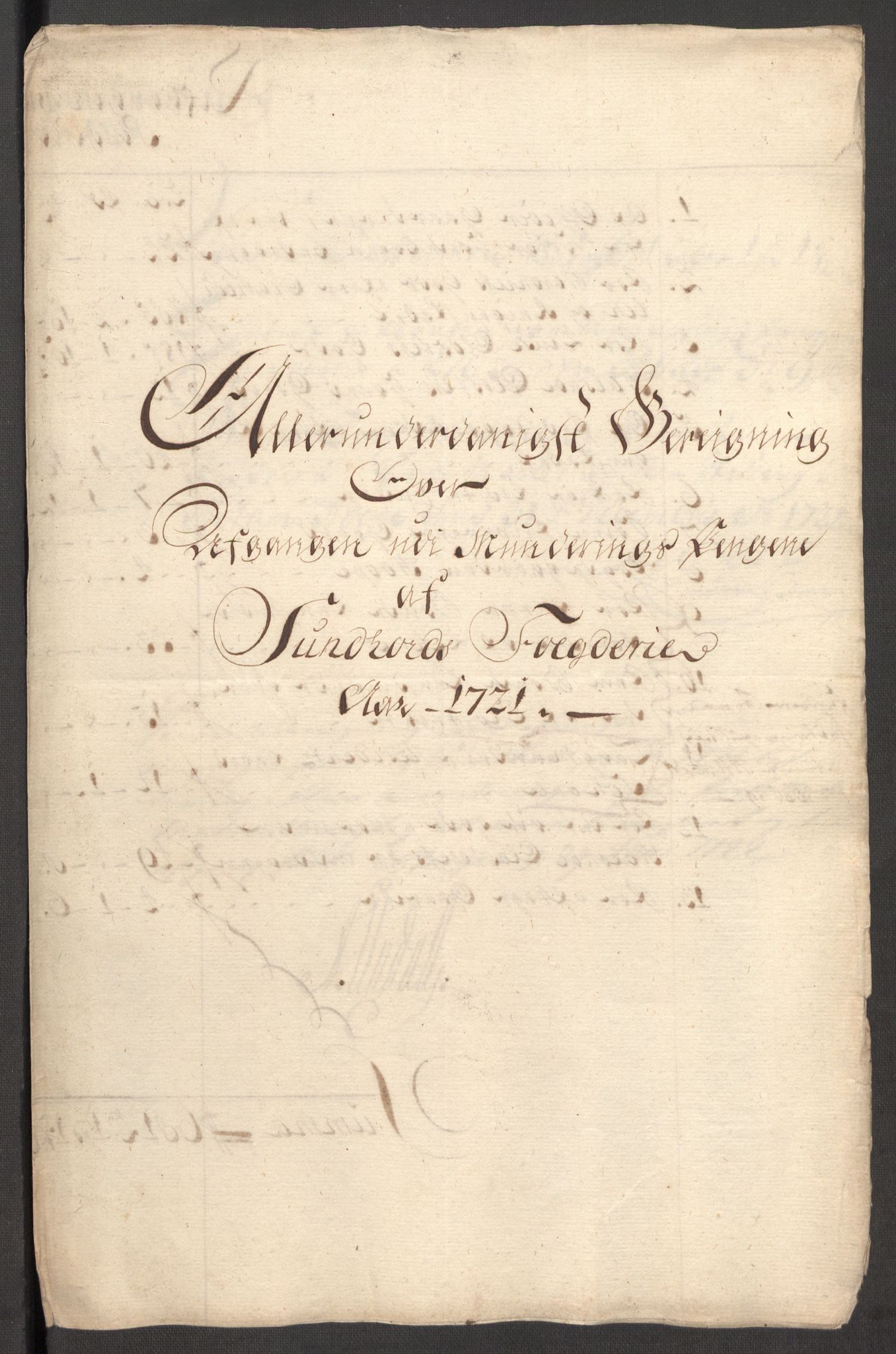 Rentekammeret inntil 1814, Reviderte regnskaper, Fogderegnskap, AV/RA-EA-4092/R48/L3000: Fogderegnskap Sunnhordland og Hardanger, 1721, s. 271