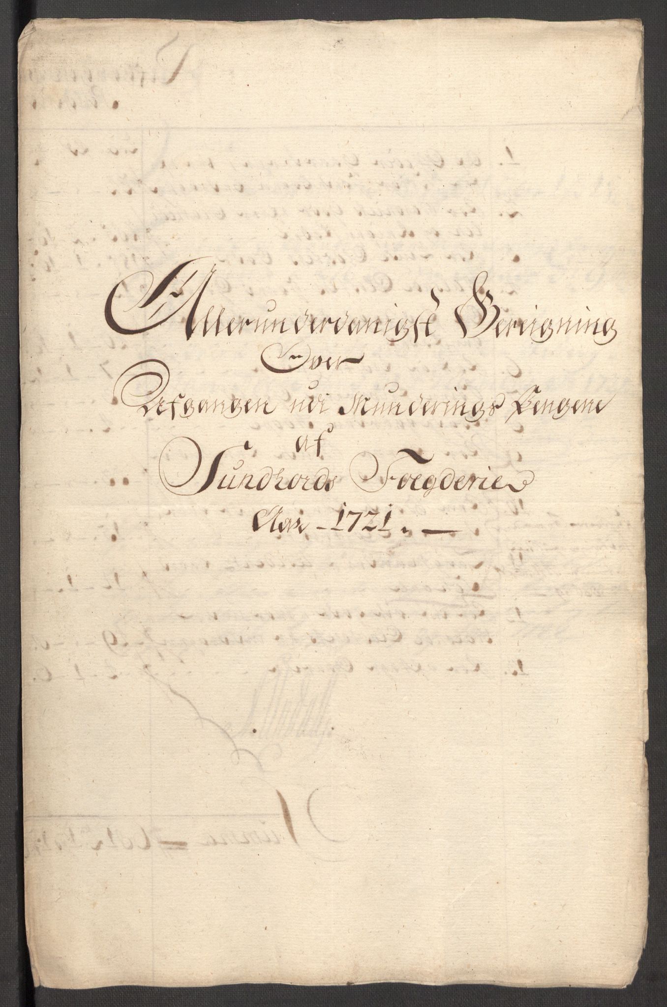 Rentekammeret inntil 1814, Reviderte regnskaper, Fogderegnskap, RA/EA-4092/R48/L3000: Fogderegnskap Sunnhordland og Hardanger, 1721, s. 271