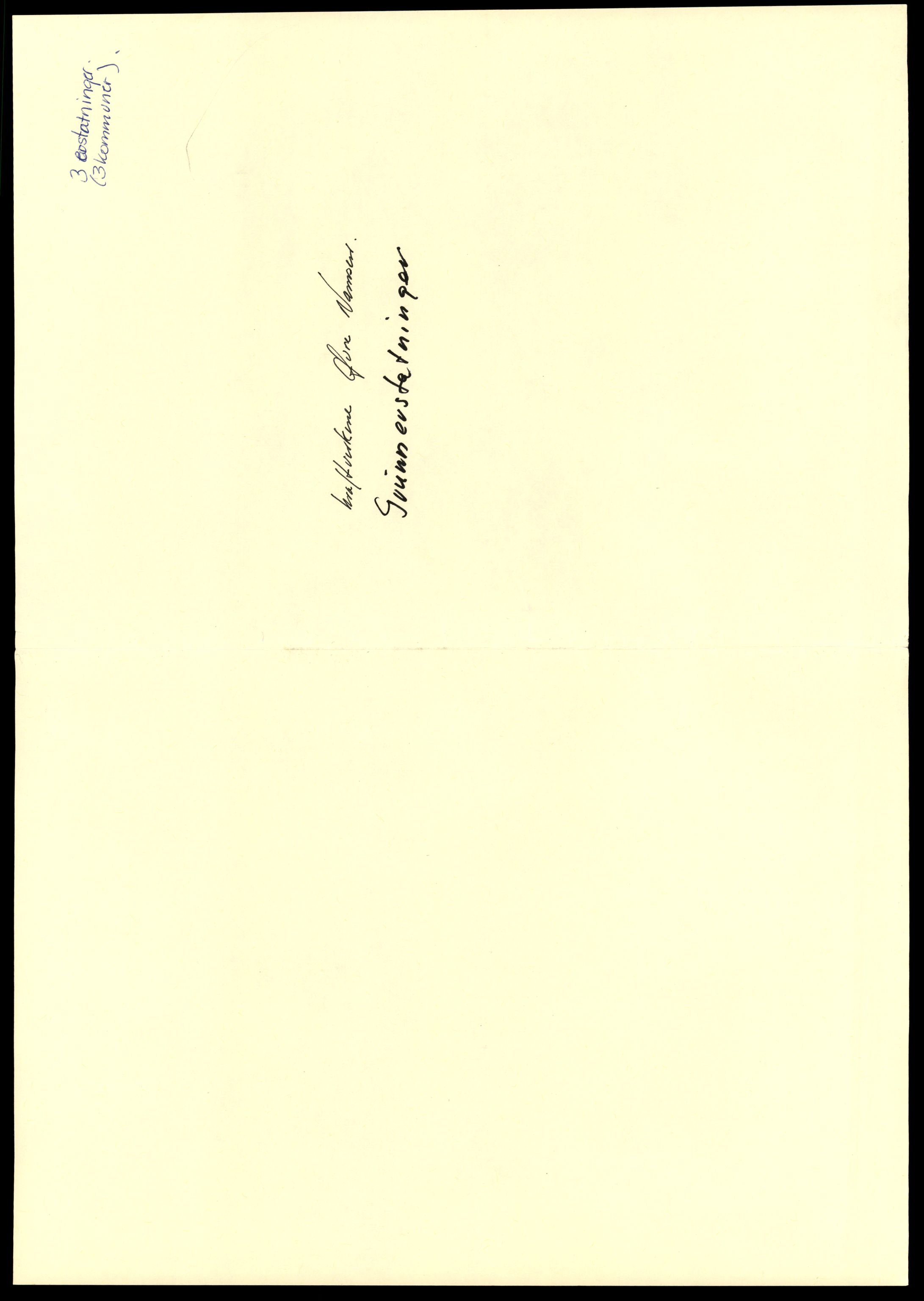 Statskog Trøndelag / Møre, AV/SAT-A-4532/1/D/Da/L0336/0007: Sakarkiv / Vassdragsreguleringer m.m. - Kraftverkene Øvre Namsen, diverse (grunnerstatninger), 1957-1963, s. 3
