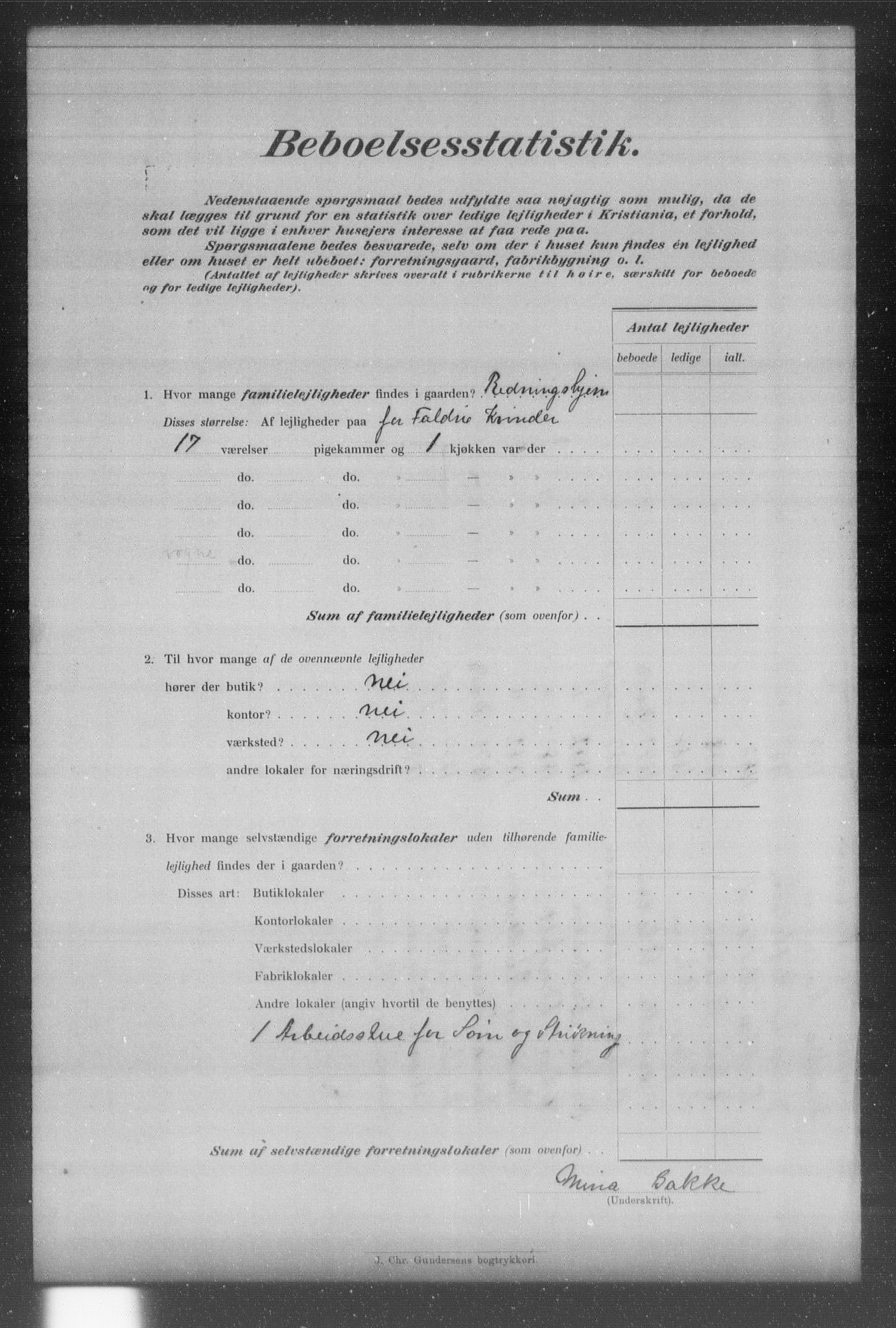 OBA, Kommunal folketelling 31.12.1903 for Kristiania kjøpstad, 1903, s. 19219