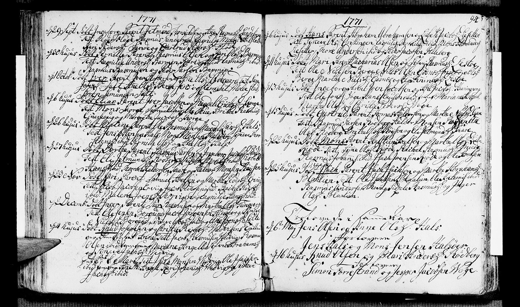 Selje sokneprestembete, AV/SAB-A-99938/H/Ha/Haa/Haaa: Ministerialbok nr. A 5, 1760-1782, s. 94