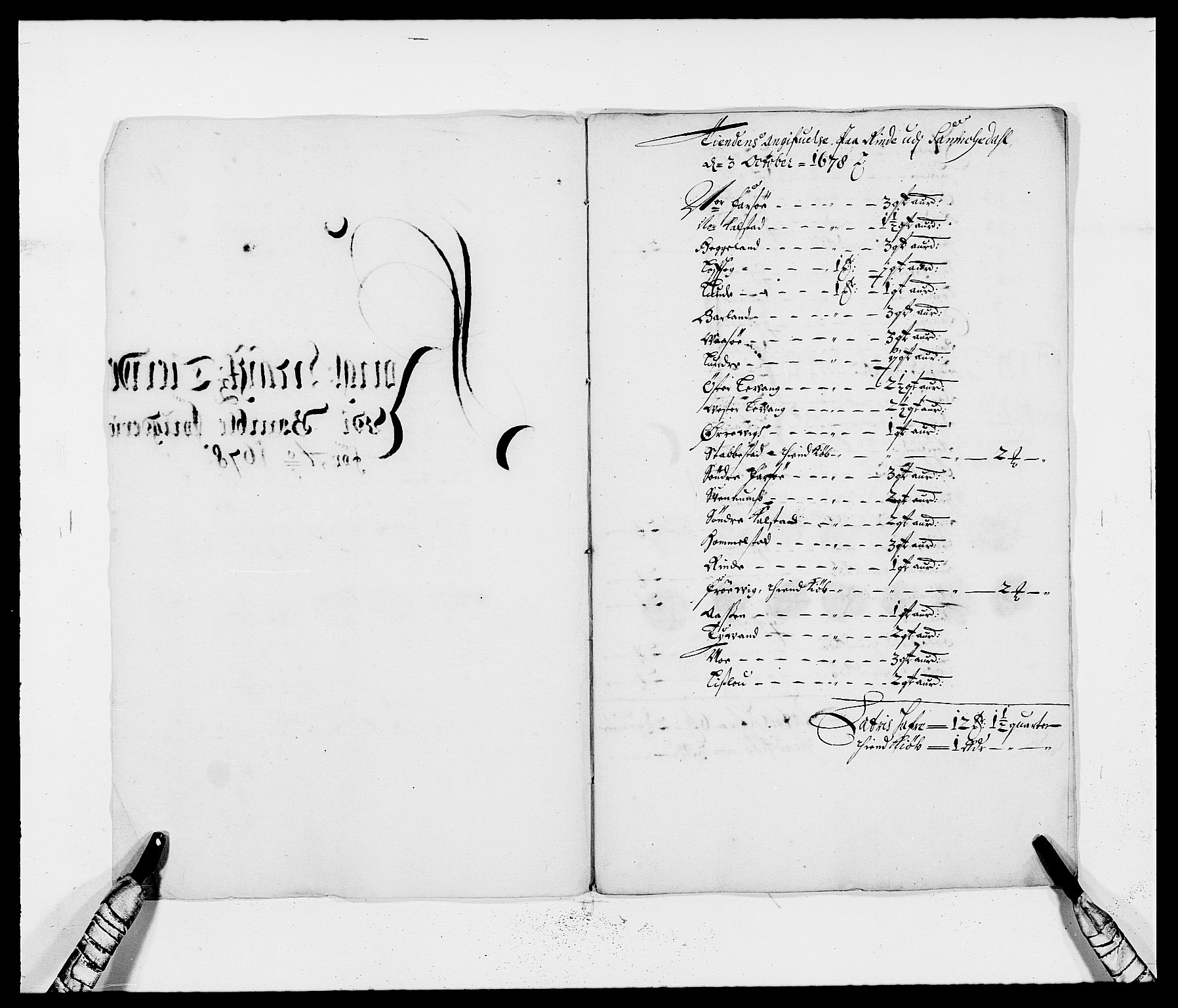 Rentekammeret inntil 1814, Reviderte regnskaper, Fogderegnskap, AV/RA-EA-4092/R34/L2044: Fogderegnskap Bamble, 1678-1679, s. 210