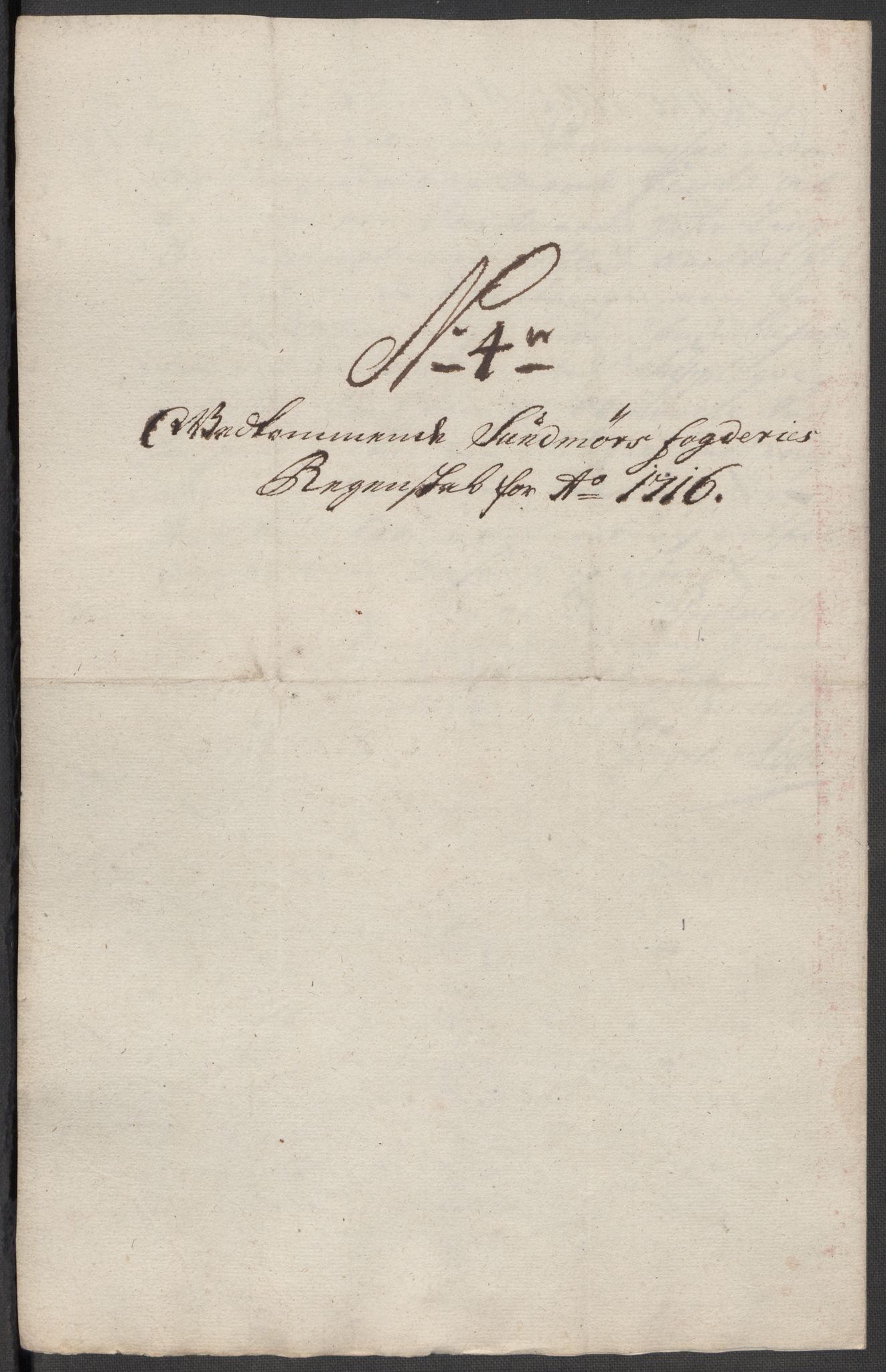 Rentekammeret inntil 1814, Reviderte regnskaper, Fogderegnskap, RA/EA-4092/R54/L3568: Fogderegnskap Sunnmøre, 1716, s. 68