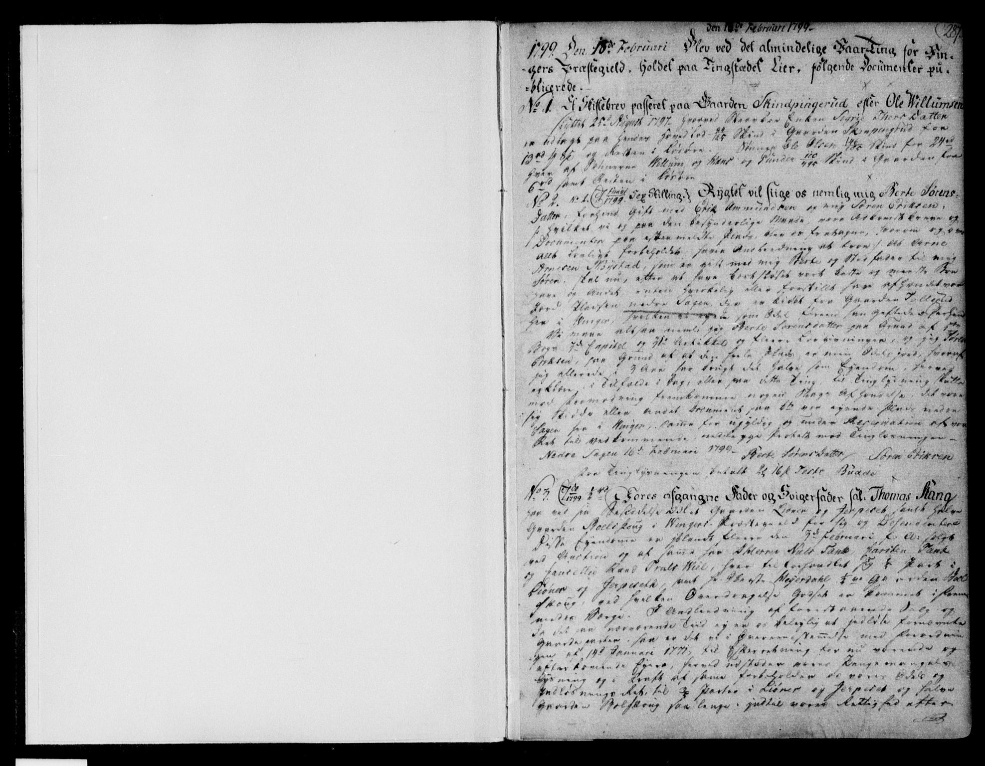 Solør og Odalen sorenskriveri, SAH/TING-026/H/Hb/L0009B: Pantebok nr. 9b, 1799-1801, s. 287