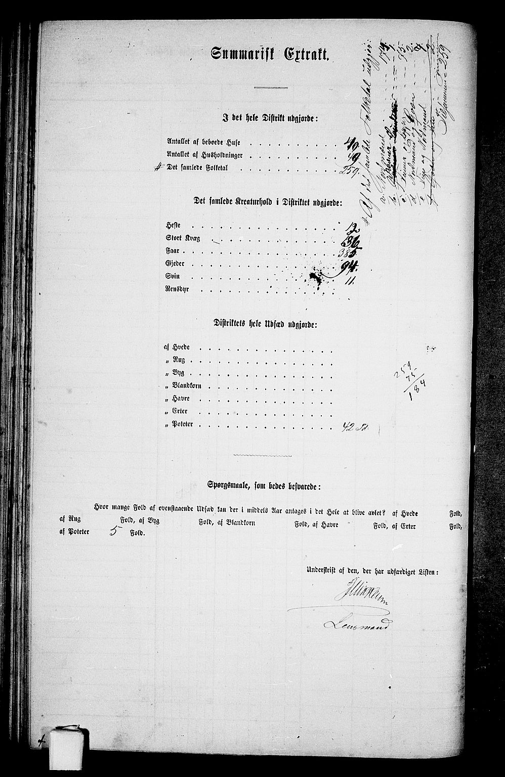 RA, Folketelling 1865 for 1936P Karlsøy prestegjeld, 1865, s. 85