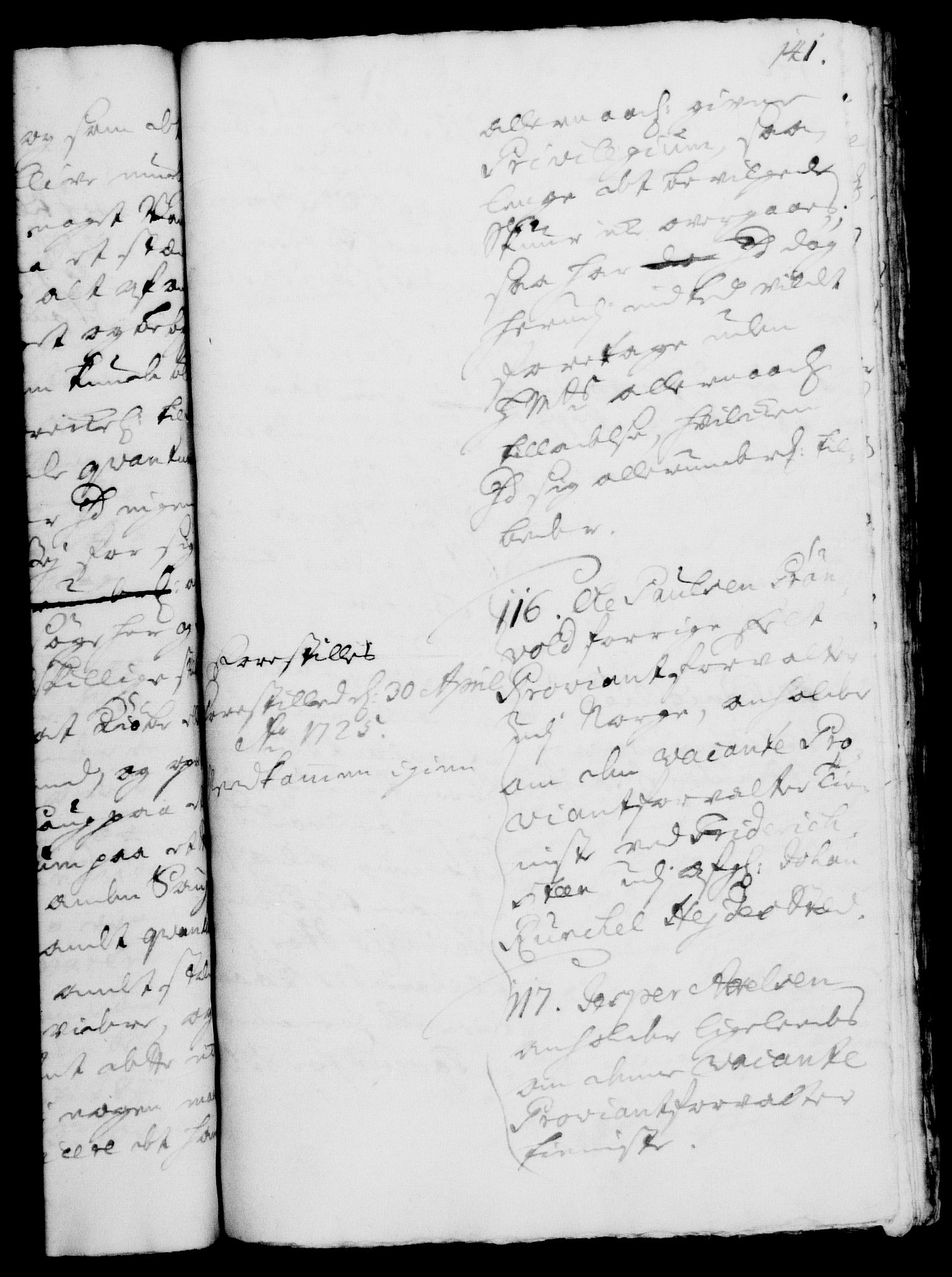 Rentekammeret, Kammerkanselliet, AV/RA-EA-3111/G/Gh/Gha/L0007: Norsk ekstraktmemorialprotokoll (merket RK 53.52), 1724-1725, s. 141