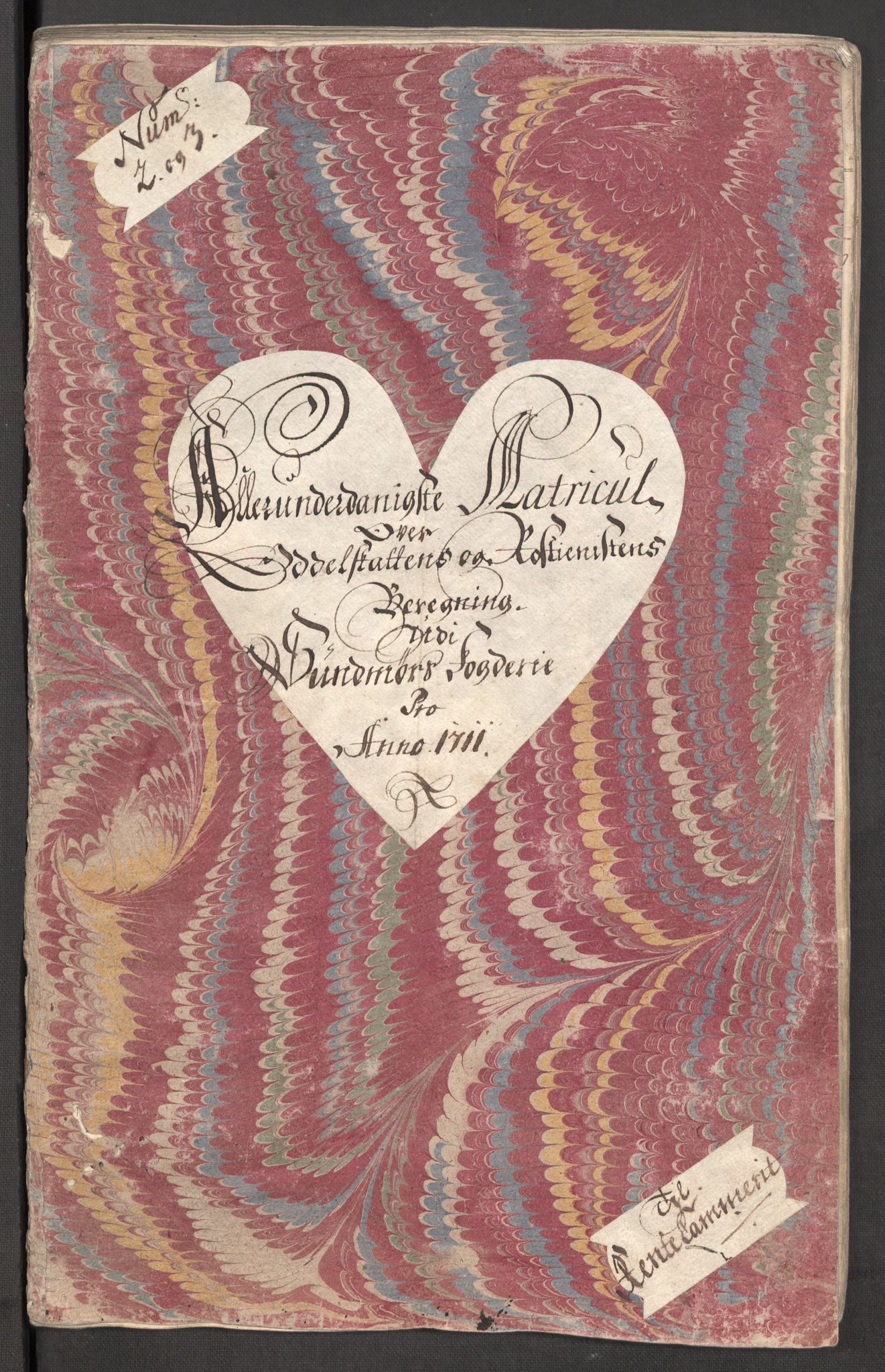 Rentekammeret inntil 1814, Reviderte regnskaper, Fogderegnskap, AV/RA-EA-4092/R54/L3564: Fogderegnskap Sunnmøre, 1711, s. 39