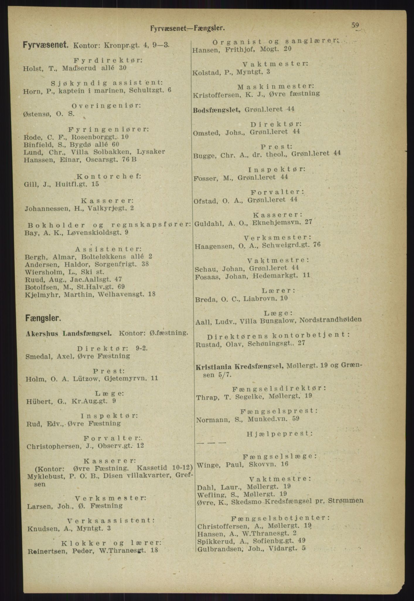 Kristiania/Oslo adressebok, PUBL/-, 1918, s. 66