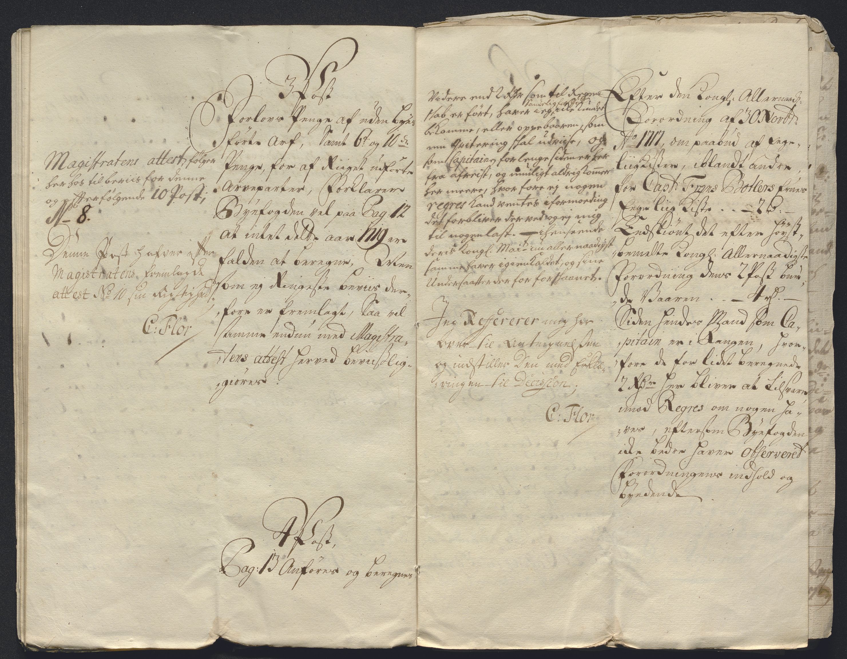 Rentekammeret inntil 1814, Reviderte regnskaper, Byregnskaper, AV/RA-EA-4066/R/Rm/L0286: [M19] Sikt og sakefall, 1719-1727, s. 105