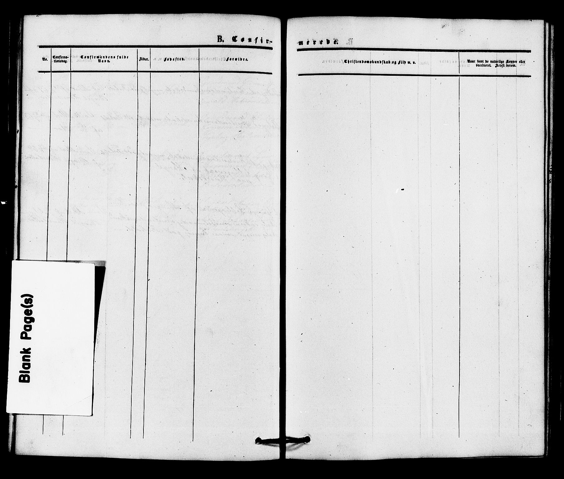 Nore kirkebøker, AV/SAKO-A-238/G/Gc/L0001: Klokkerbok nr. III 1, 1851-1877