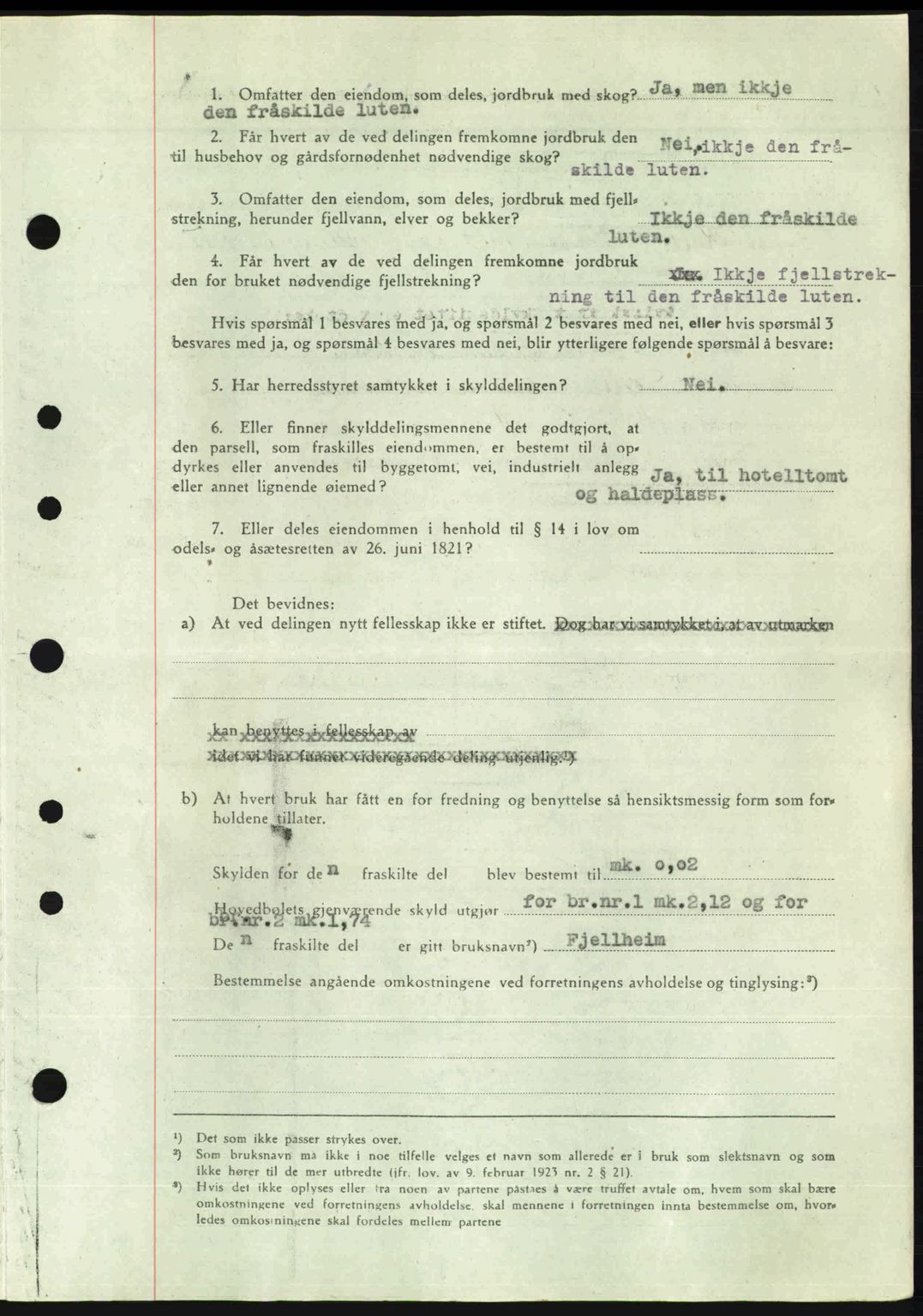 Nordre Sunnmøre sorenskriveri, AV/SAT-A-0006/1/2/2C/2Ca: Pantebok nr. A24, 1947-1947, Dagboknr: 1084/1947