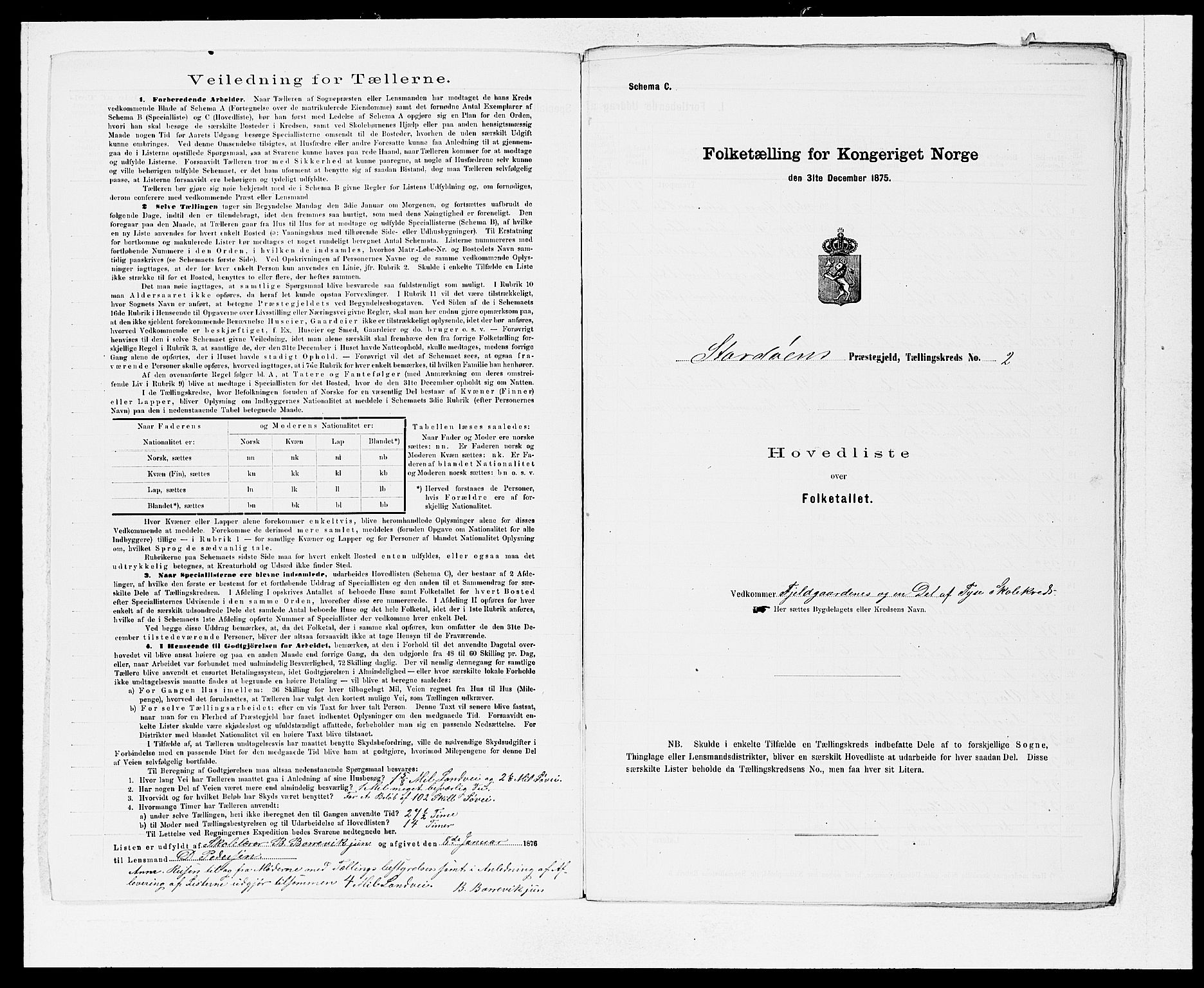 SAB, Folketelling 1875 for 1221P Stord prestegjeld, 1875, s. 4