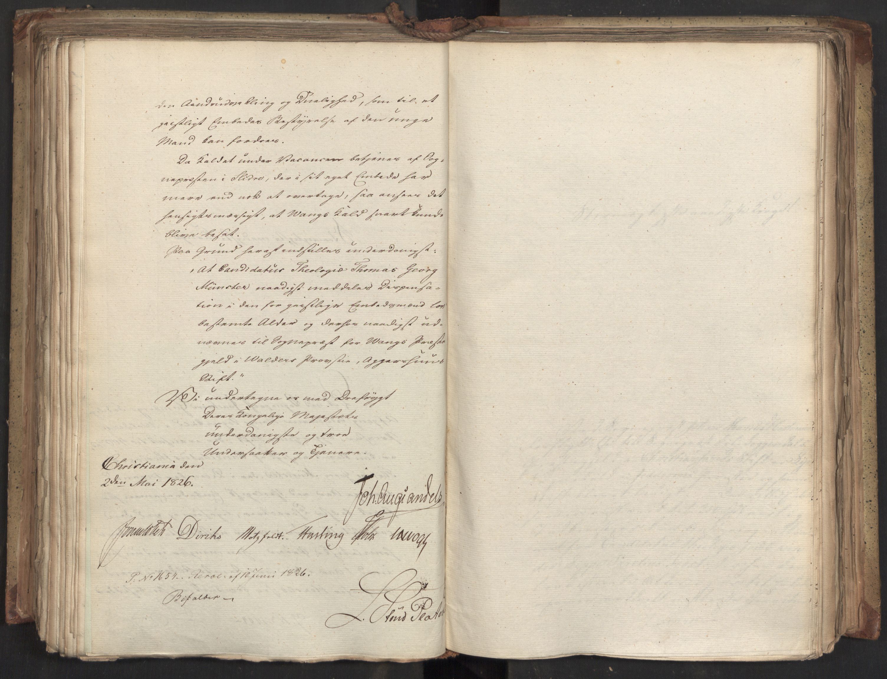 Statsrådsavdelingen i Stockholm, AV/RA-S-1003/D/Da/L0046: Regjeringsinnstillinger nr. 3308-3500, 1826, s. 281