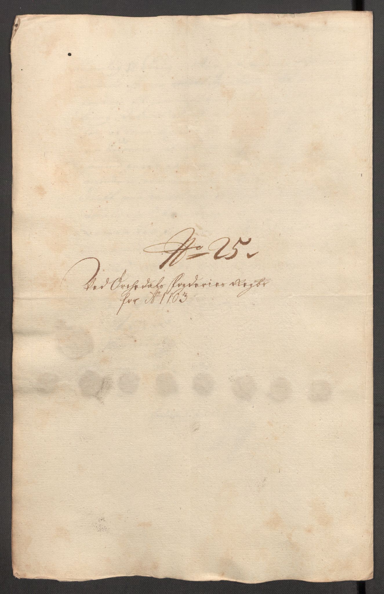 Rentekammeret inntil 1814, Reviderte regnskaper, Fogderegnskap, AV/RA-EA-4092/R60/L3953: Fogderegnskap Orkdal og Gauldal, 1703, s. 221