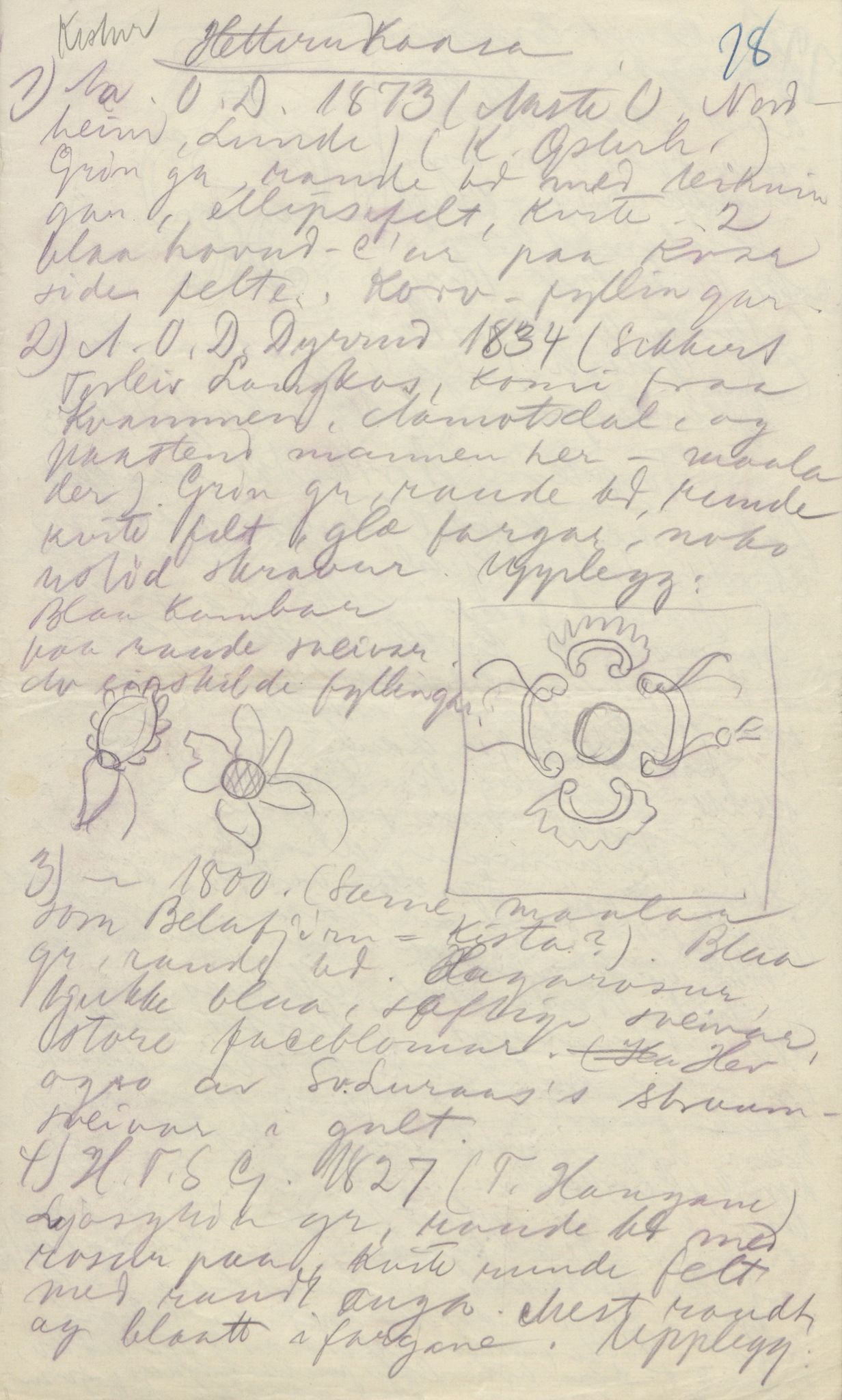 Rikard Berge, TEMU/TGM-A-1003/F/L0004/0046: 101-159 / 149 Bø, Nes o.a. Skattegraving. Kjetta på Dovre. Trond. , 1910-1950, s. 78