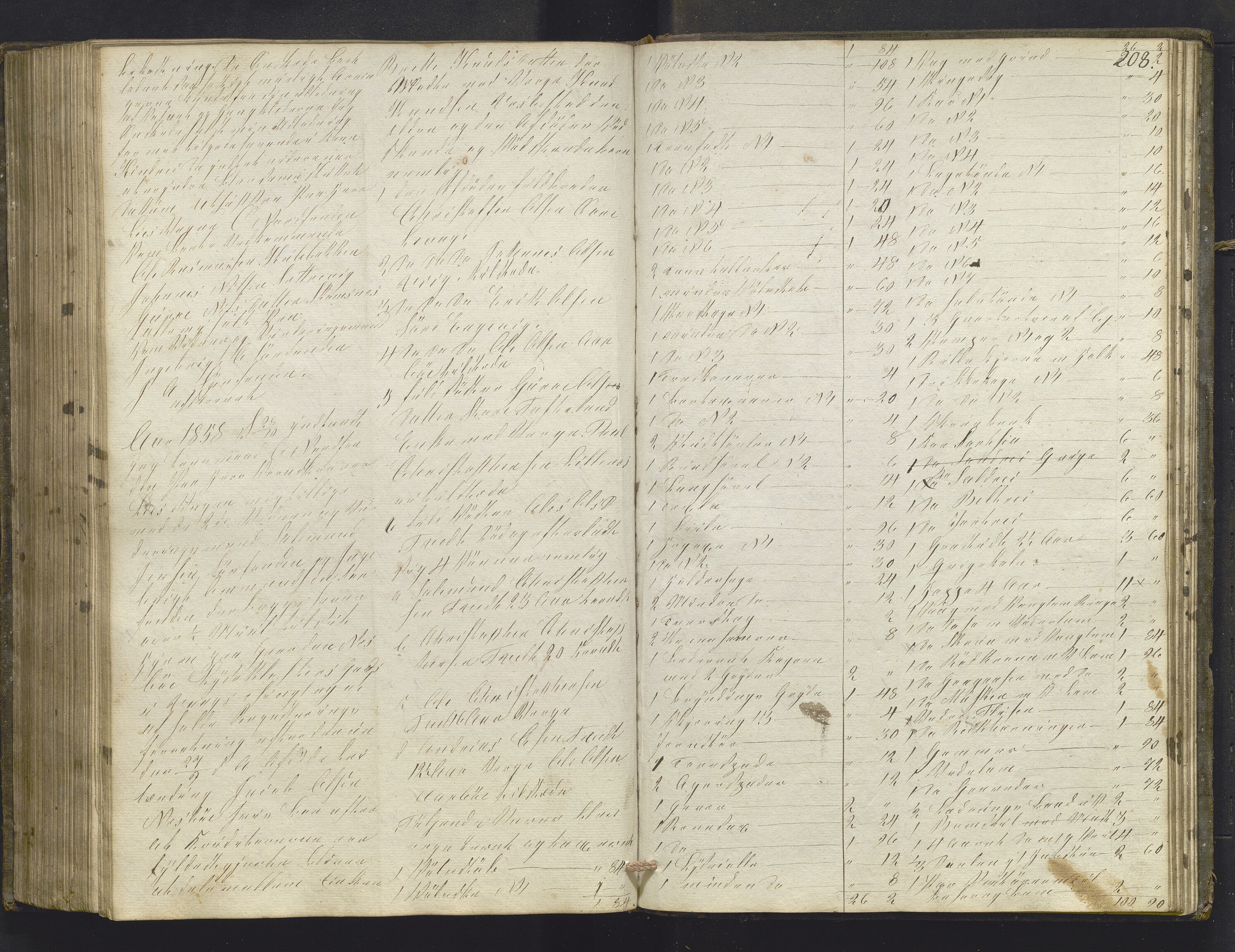 Lensmannen i Sund og Austevoll, AV/SAB-A-35201/0006/L0008: Registreringsprotokoll, 1846-1860, s. 207b-208a