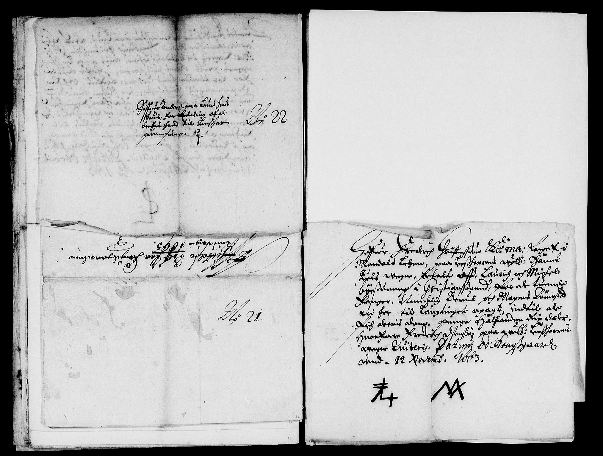 Rentekammeret inntil 1814, Reviderte regnskaper, Lensregnskaper, AV/RA-EA-5023/R/Rb/Rbq/L0053: Nedenes len. Mandals len. Råbyggelag. Laksefisket i Mandals len., 1629-1663