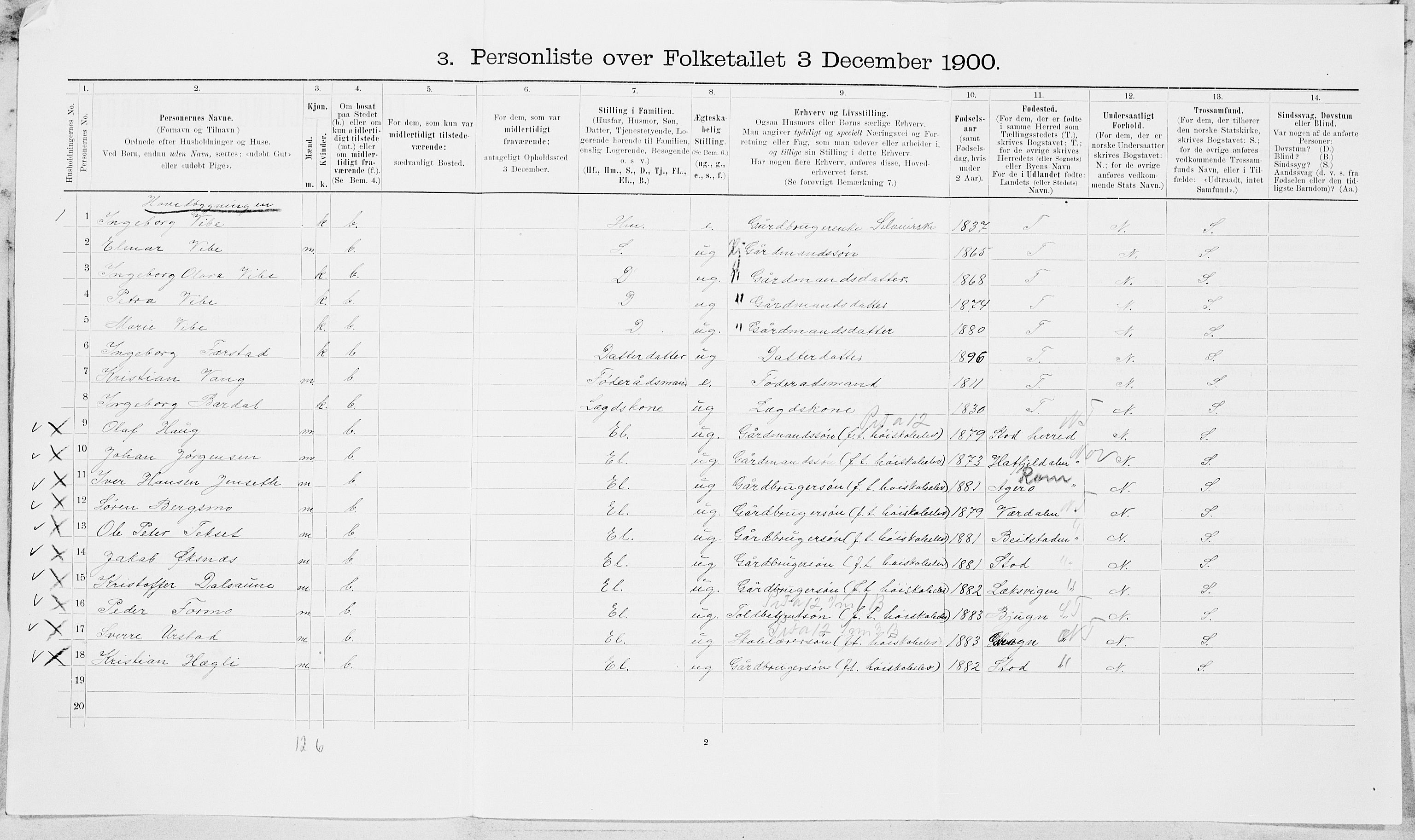 SAT, Folketelling 1900 for 1729 Inderøy herred, 1900, s. 523