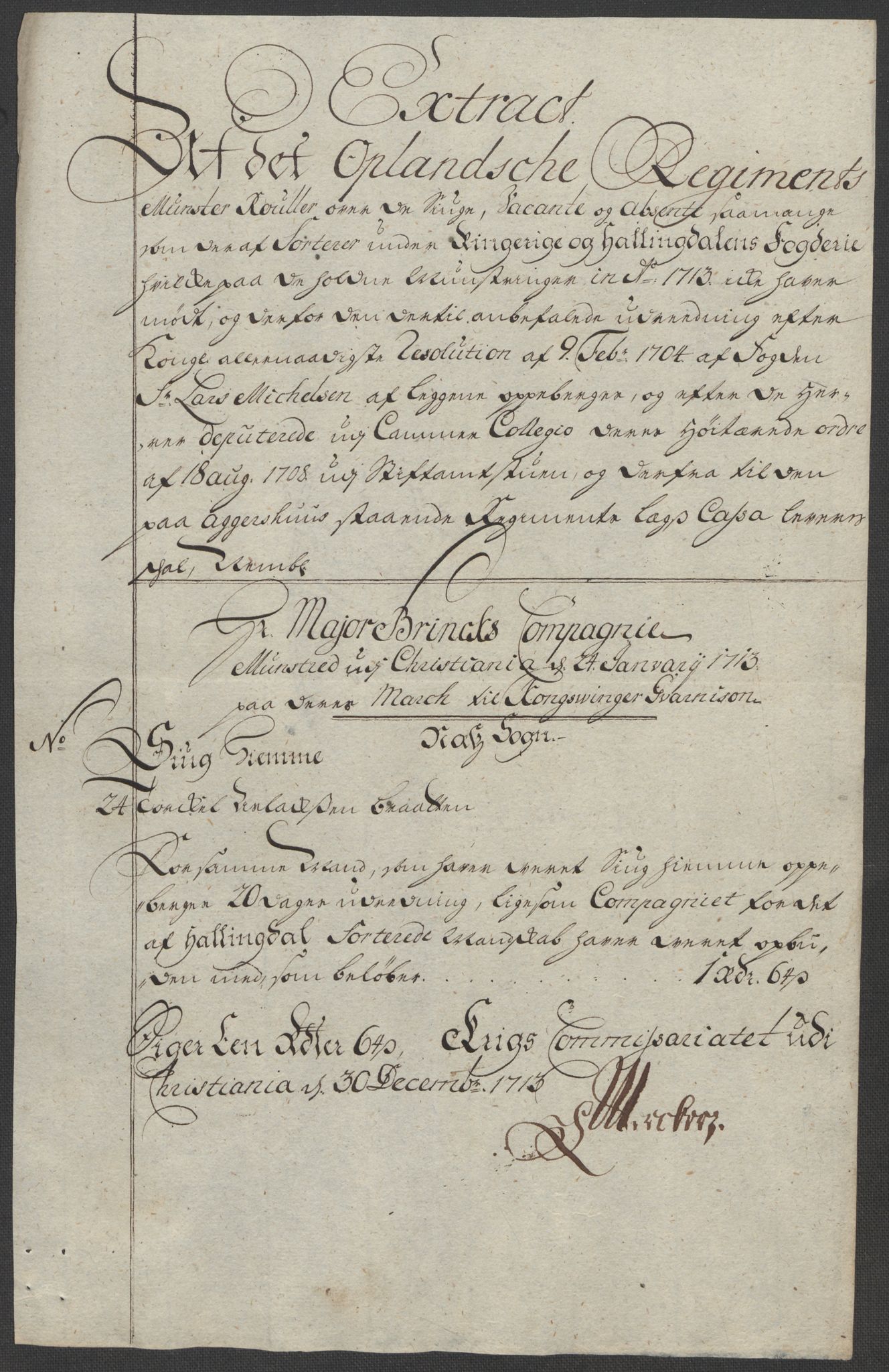 Rentekammeret inntil 1814, Reviderte regnskaper, Fogderegnskap, RA/EA-4092/R23/L1471: Fogderegnskap Ringerike og Hallingdal, 1713-1714, s. 392