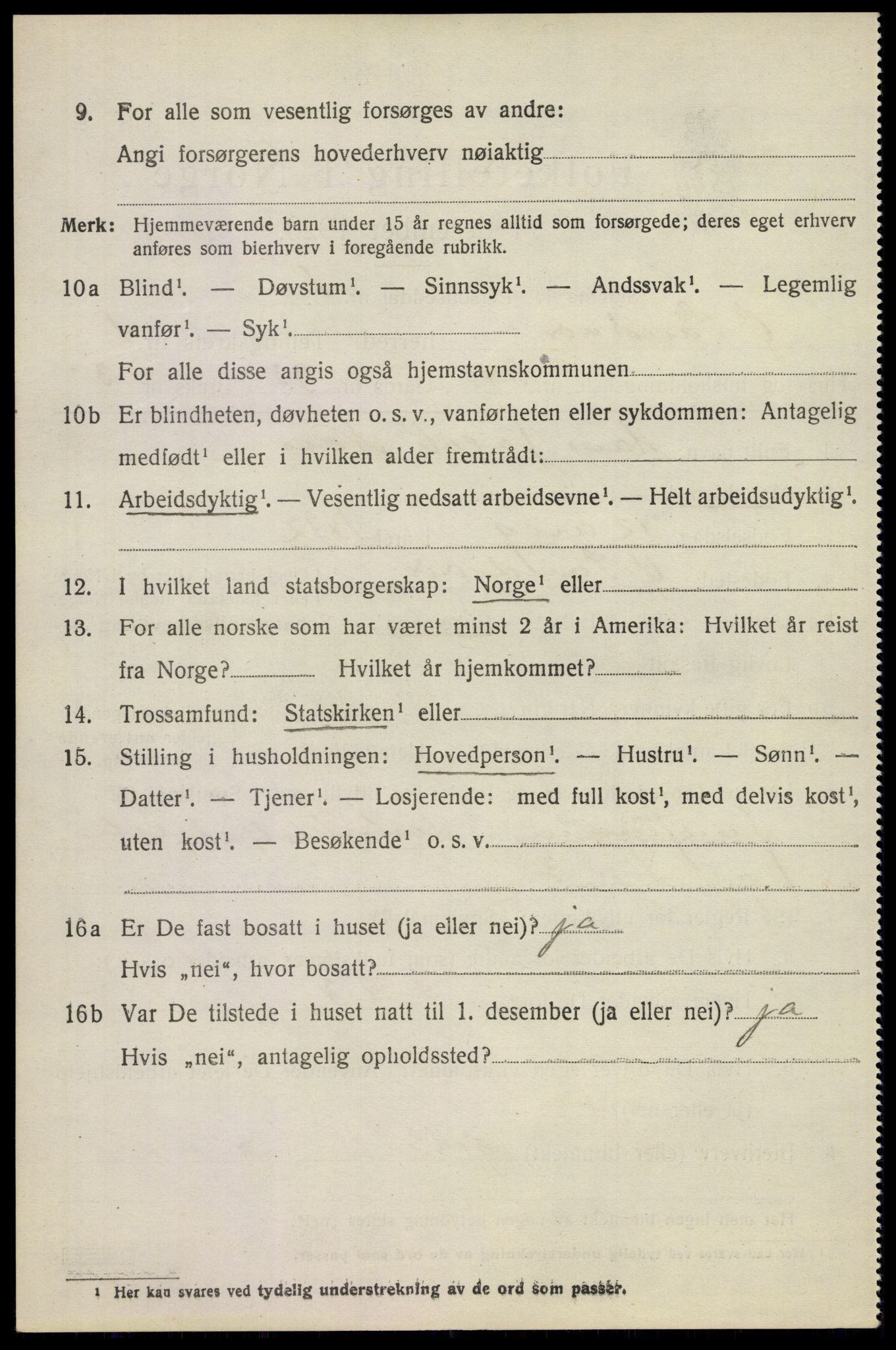 SAKO, Folketelling 1920 for 0630 Øvre Sandsvær herred, 1920, s. 1343