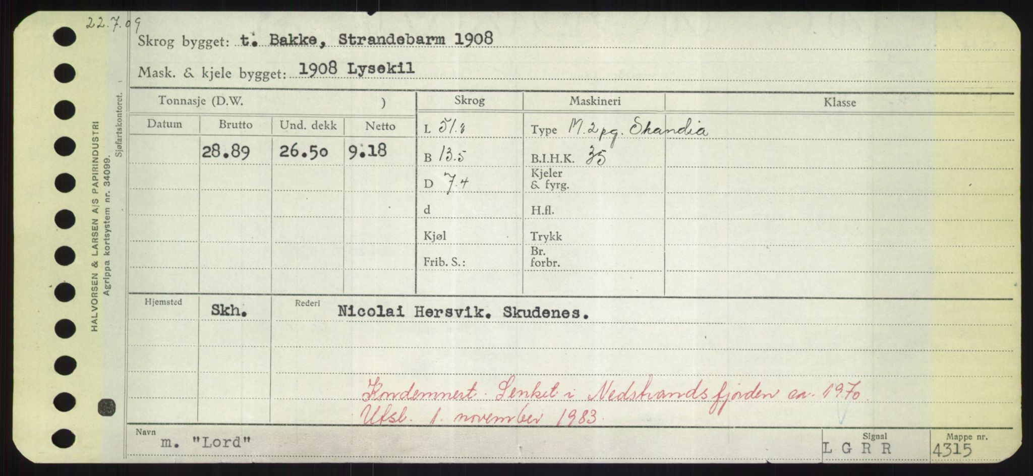 Sjøfartsdirektoratet med forløpere, Skipsmålingen, AV/RA-S-1627/H/Hd/L0023: Fartøy, Lia-Løv, s. 345