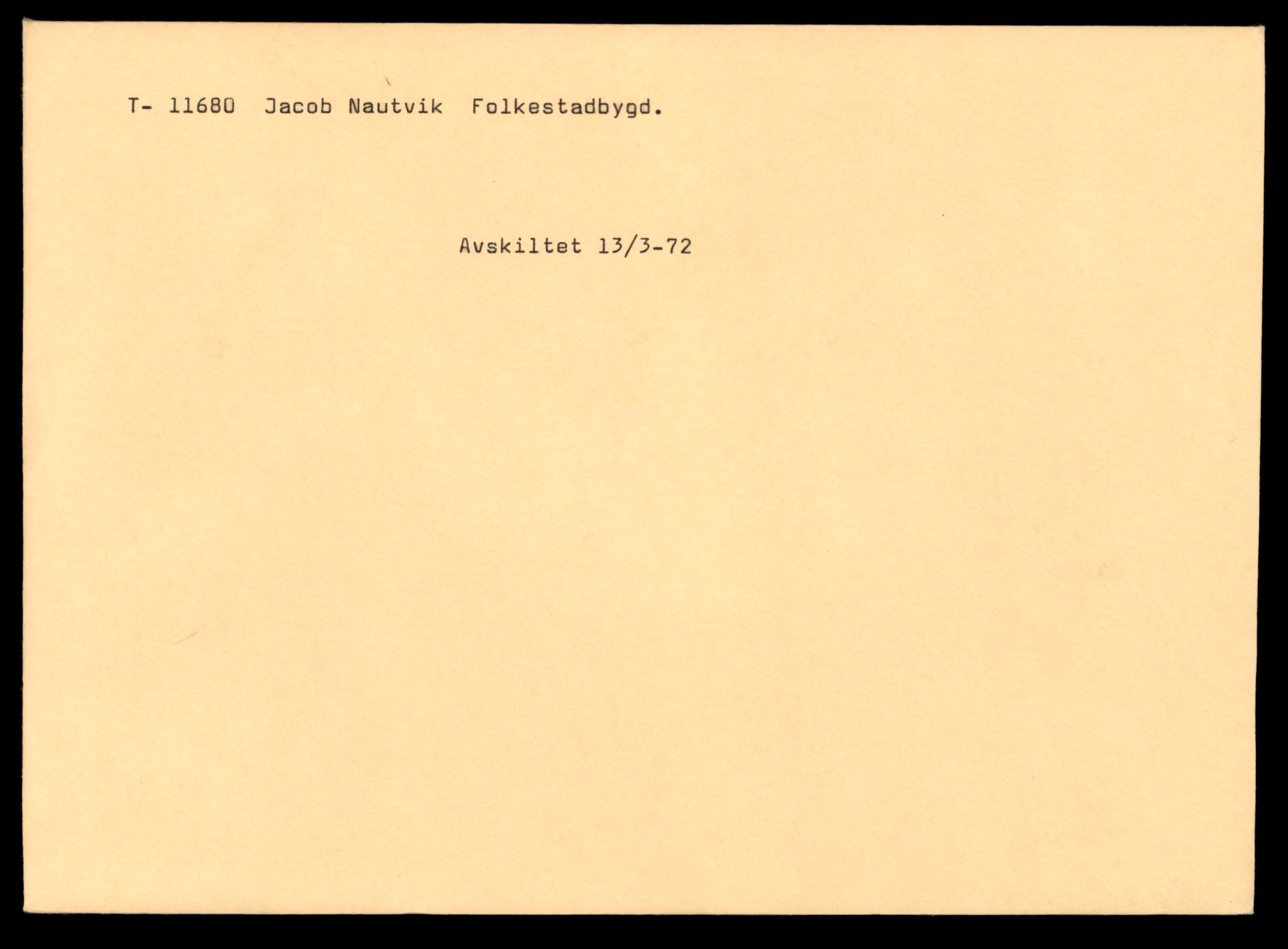 Møre og Romsdal vegkontor - Ålesund trafikkstasjon, SAT/A-4099/F/Fe/L0030: Registreringskort for kjøretøy T 11620 - T 11799, 1927-1998, s. 615