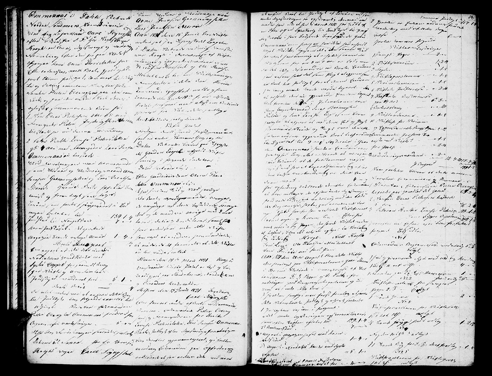 Nordre Sunnmøre sorenskriveri, AV/SAT-A-0006/1/3/3A/L0013: Skifteprotokoll 7, 1821-1824, s. 23b-24a