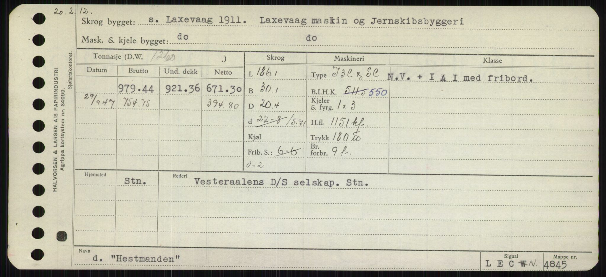 Sjøfartsdirektoratet med forløpere, Skipsmålingen, AV/RA-S-1627/H/Hb/L0002: Fartøy, E-H, s. 391