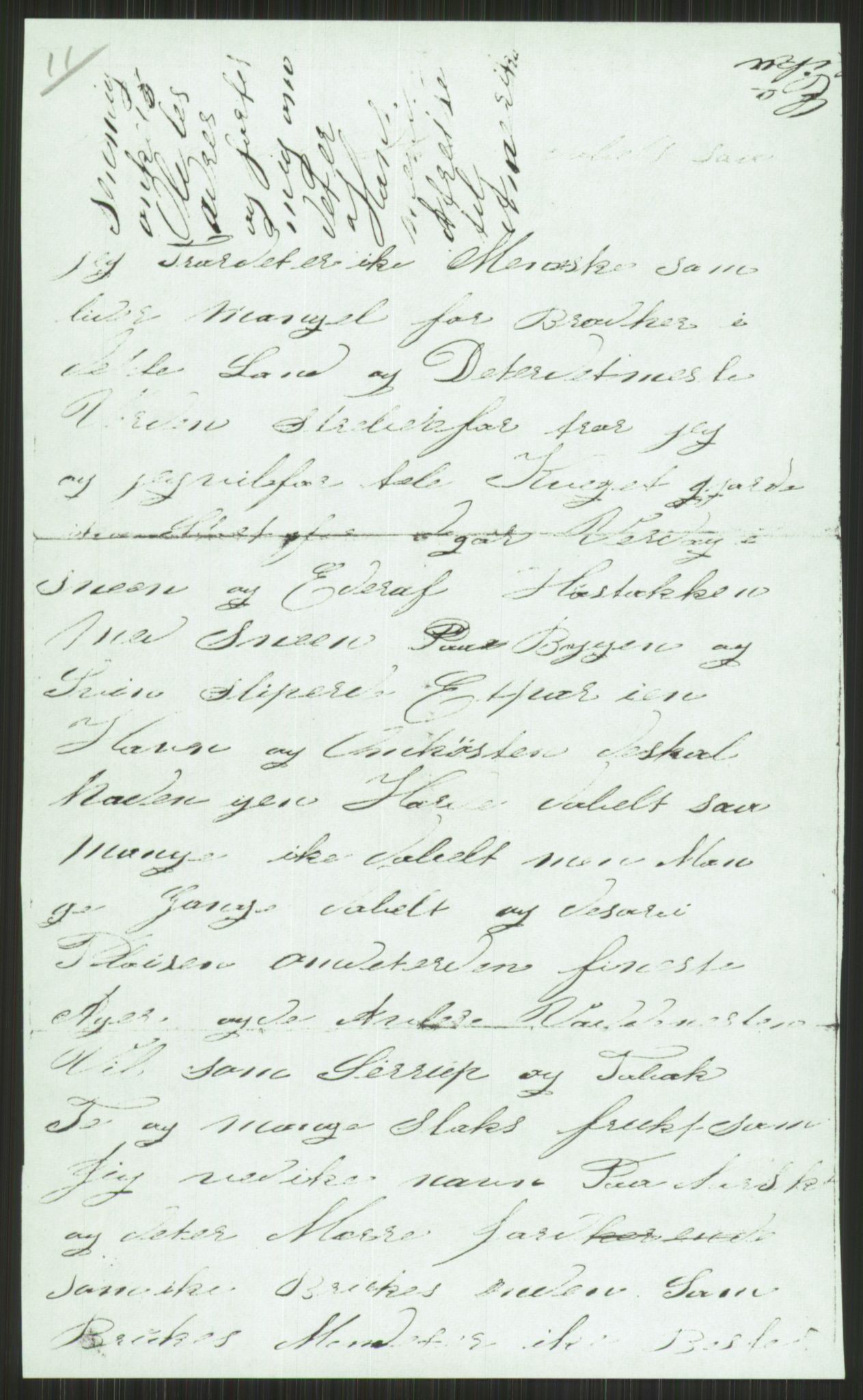 Samlinger til kildeutgivelse, Amerikabrevene, AV/RA-EA-4057/F/L0001: Innlån av ukjent proveniens. Innlån fra Østfold. Innlån fra Oslo: Bratvold - Garborgbrevene II, 1838-1914, s. 71