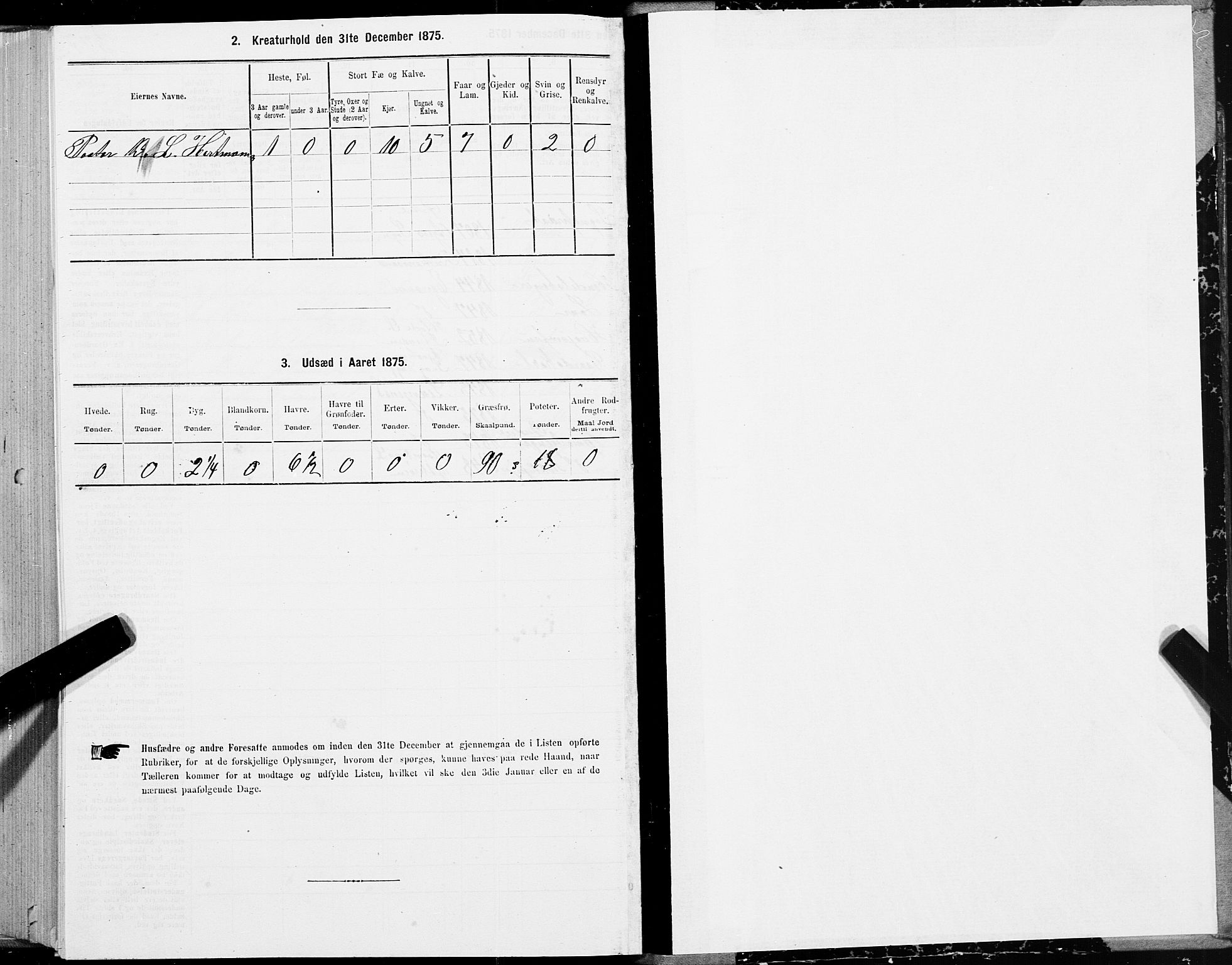 SAT, Folketelling 1875 for 1718P Leksvik prestegjeld, 1875