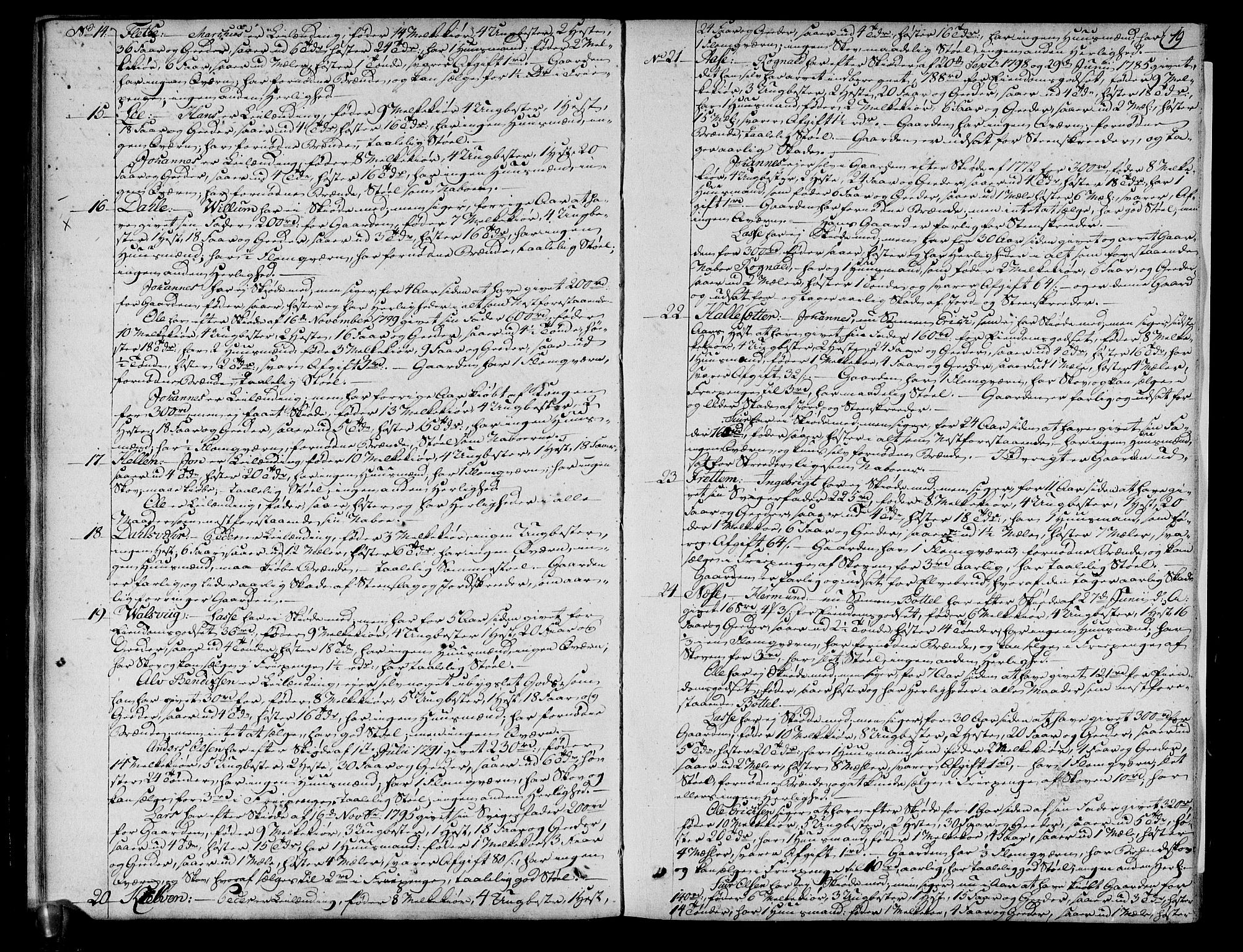 Rentekammeret inntil 1814, Realistisk ordnet avdeling, AV/RA-EA-4070/N/Ne/Nea/L0115: Ytre og Indre Sogn fogderi. Deliberasjonsprotokoll for Ytre Sogns sorenskriveri, 1803, s. 21
