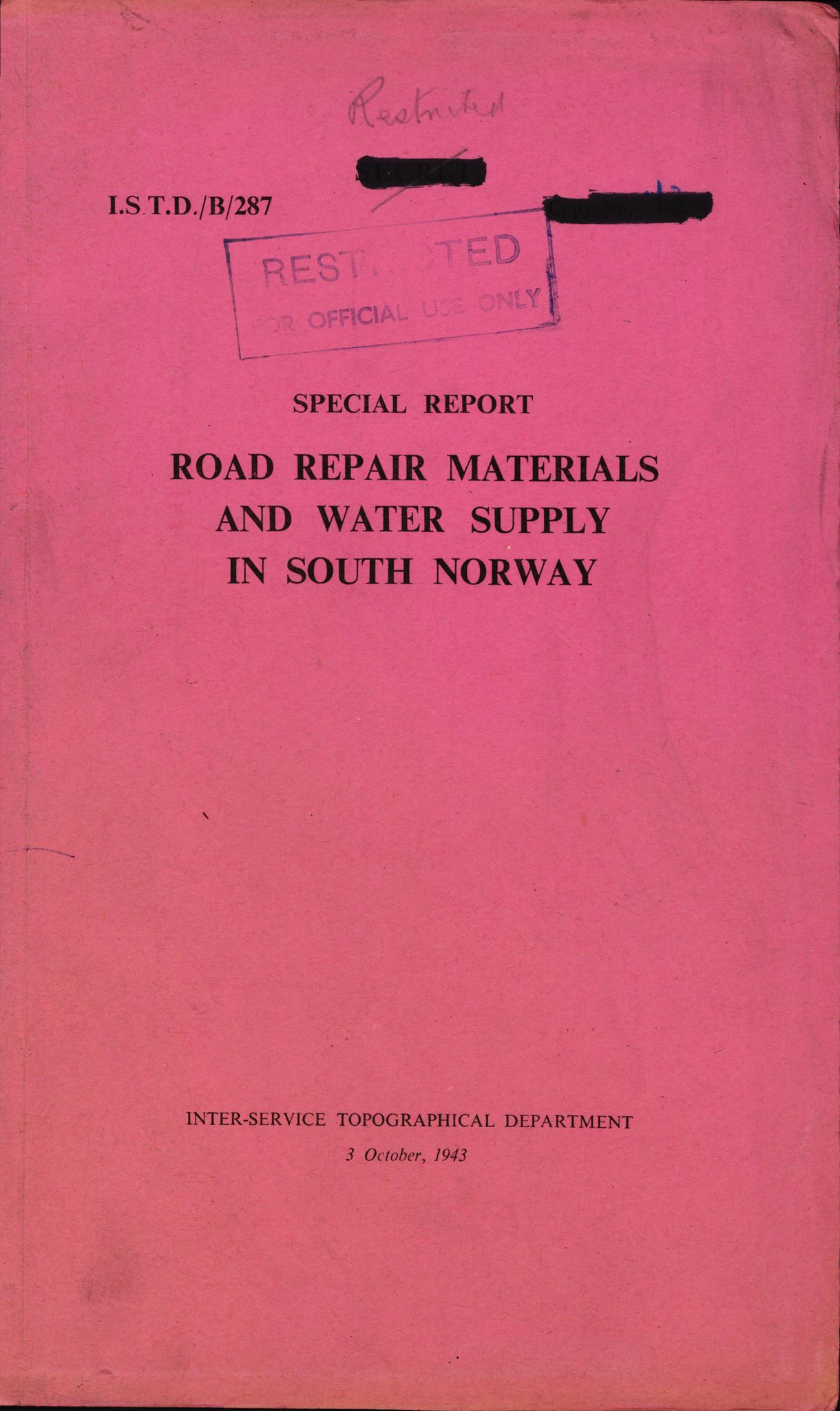 Forsvaret, Forsvarets overkommando II, AV/RA-RAFA-3915/D/Dd/L0019: Sør/vest Norge, 1942-1944, s. 203