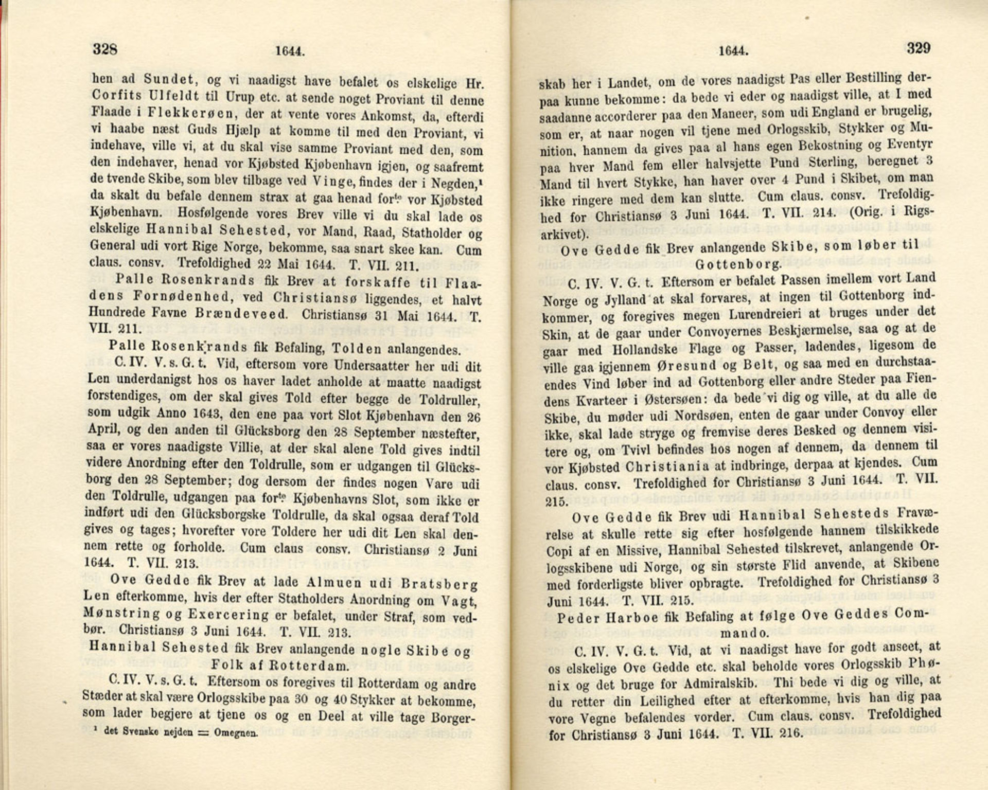 Publikasjoner utgitt av Det Norske Historiske Kildeskriftfond, PUBL/-/-/-: Norske Rigs-Registranter, bind 8, 1641-1648, s. 328-329