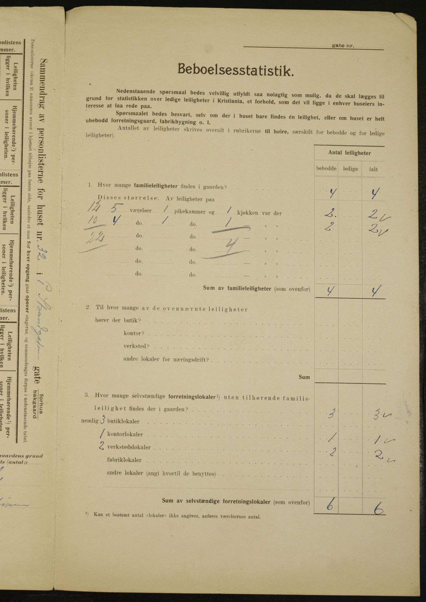 OBA, Kommunal folketelling 1.2.1910 for Kristiania, 1910, s. 98629