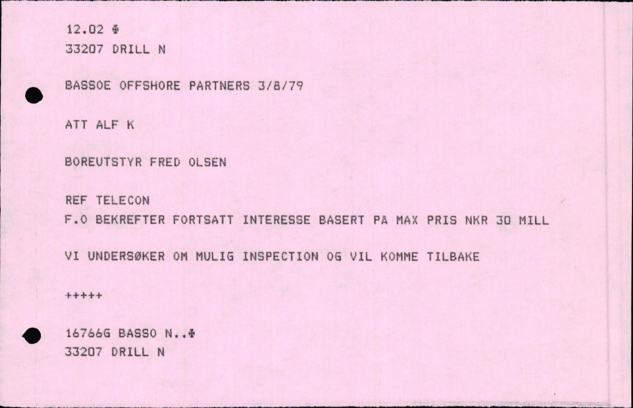 Pa 1503 - Stavanger Drilling AS, SAST/A-101906/2/E/Ec/Eca/L0005: Sak og korrespondanse, 1975-1980