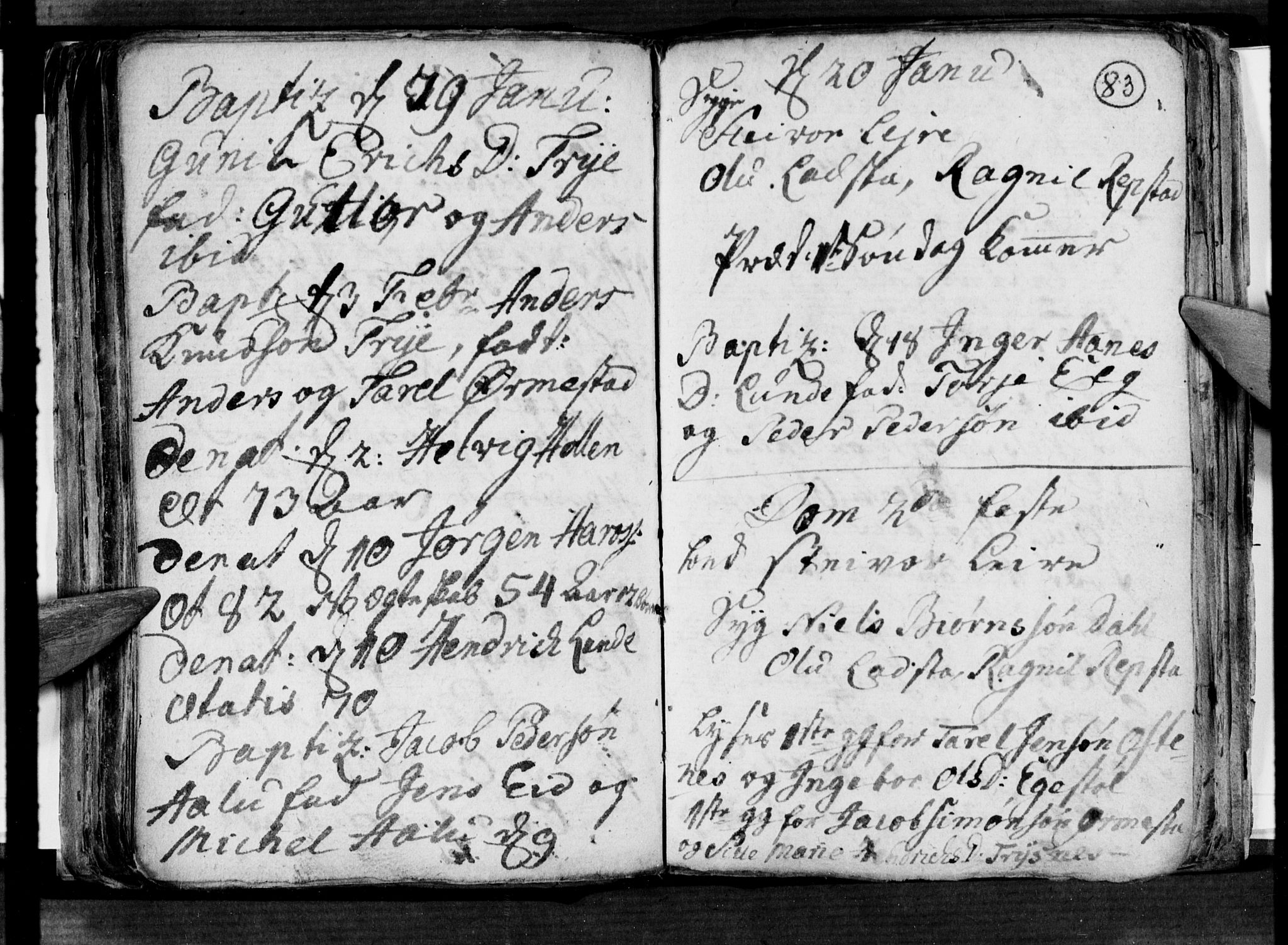Søgne sokneprestkontor, SAK/1111-0037/F/Fa/Fab/L0003: Ministerialbok nr. A 3, 1751-1759, s. 83