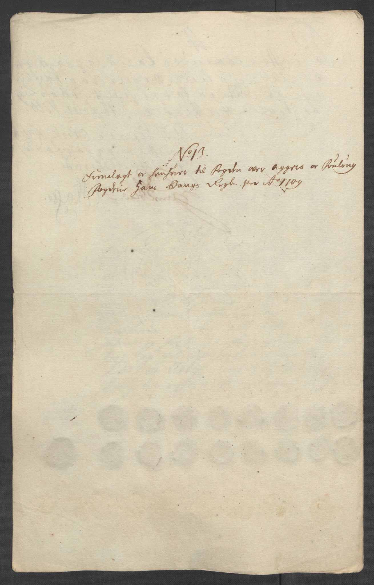 Rentekammeret inntil 1814, Reviderte regnskaper, Fogderegnskap, RA/EA-4092/R10/L0447: Fogderegnskap Aker og Follo, 1707-1709, s. 517