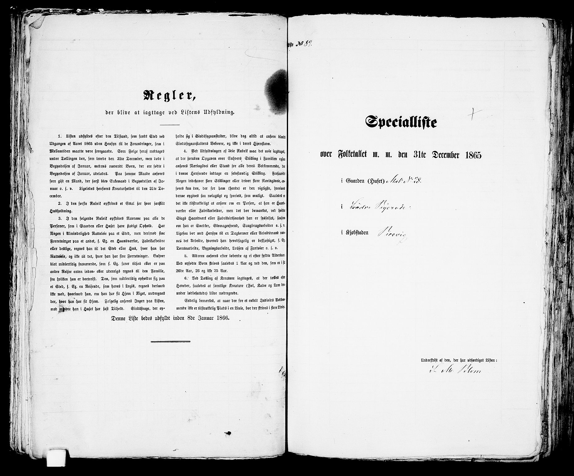 RA, Folketelling 1865 for 0804P Brevik prestegjeld, 1865, s. 556