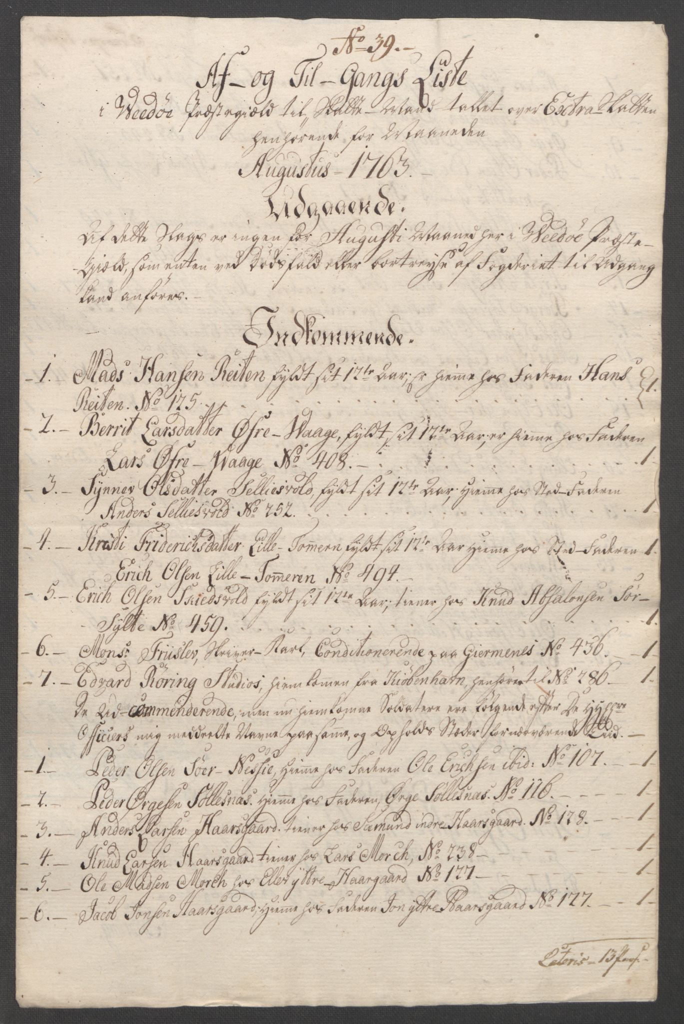 Rentekammeret inntil 1814, Reviderte regnskaper, Fogderegnskap, RA/EA-4092/R55/L3730: Ekstraskatten Romsdal, 1762-1763, s. 450