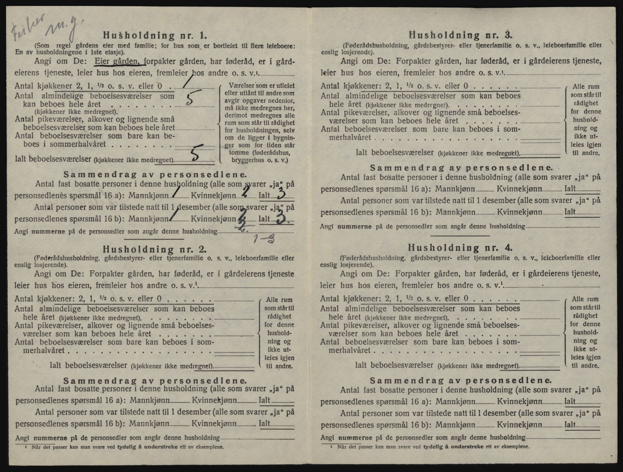 SAT, Folketelling 1920 for 1616 Fillan herred, 1920, s. 37