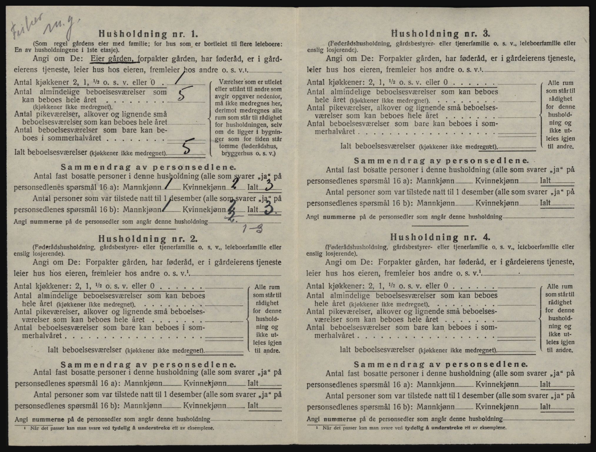 SAT, Folketelling 1920 for 1616 Fillan herred, 1920, s. 37