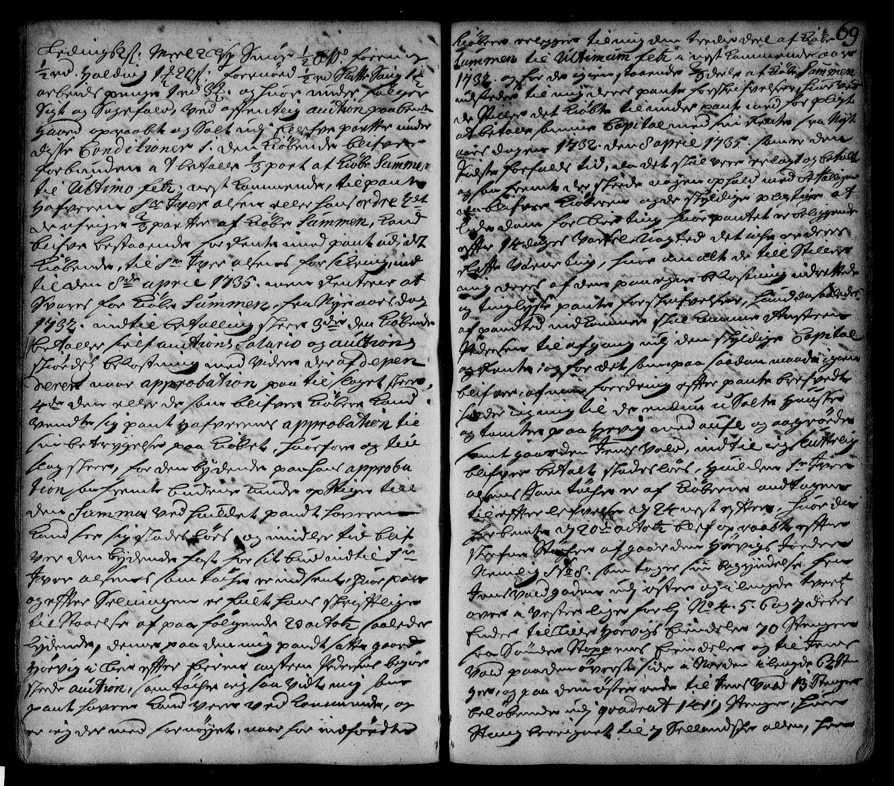Lier, Røyken og Hurum sorenskriveri, AV/SAKO-A-89/G/Ga/Gaa/L0002: Pantebok nr. II, 1725-1755, s. 69