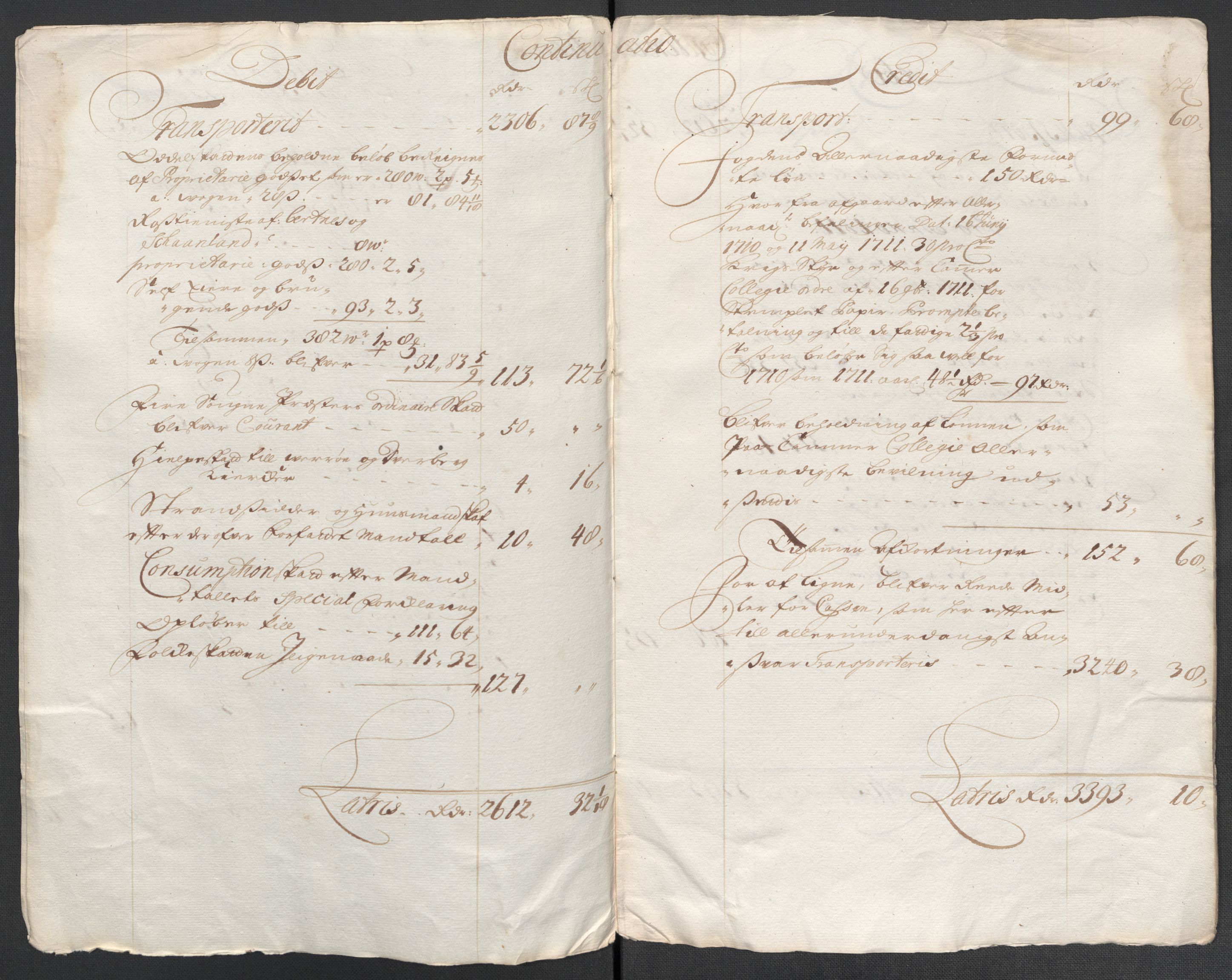 Rentekammeret inntil 1814, Reviderte regnskaper, Fogderegnskap, AV/RA-EA-4092/R66/L4582: Fogderegnskap Salten, 1711-1712, s. 407
