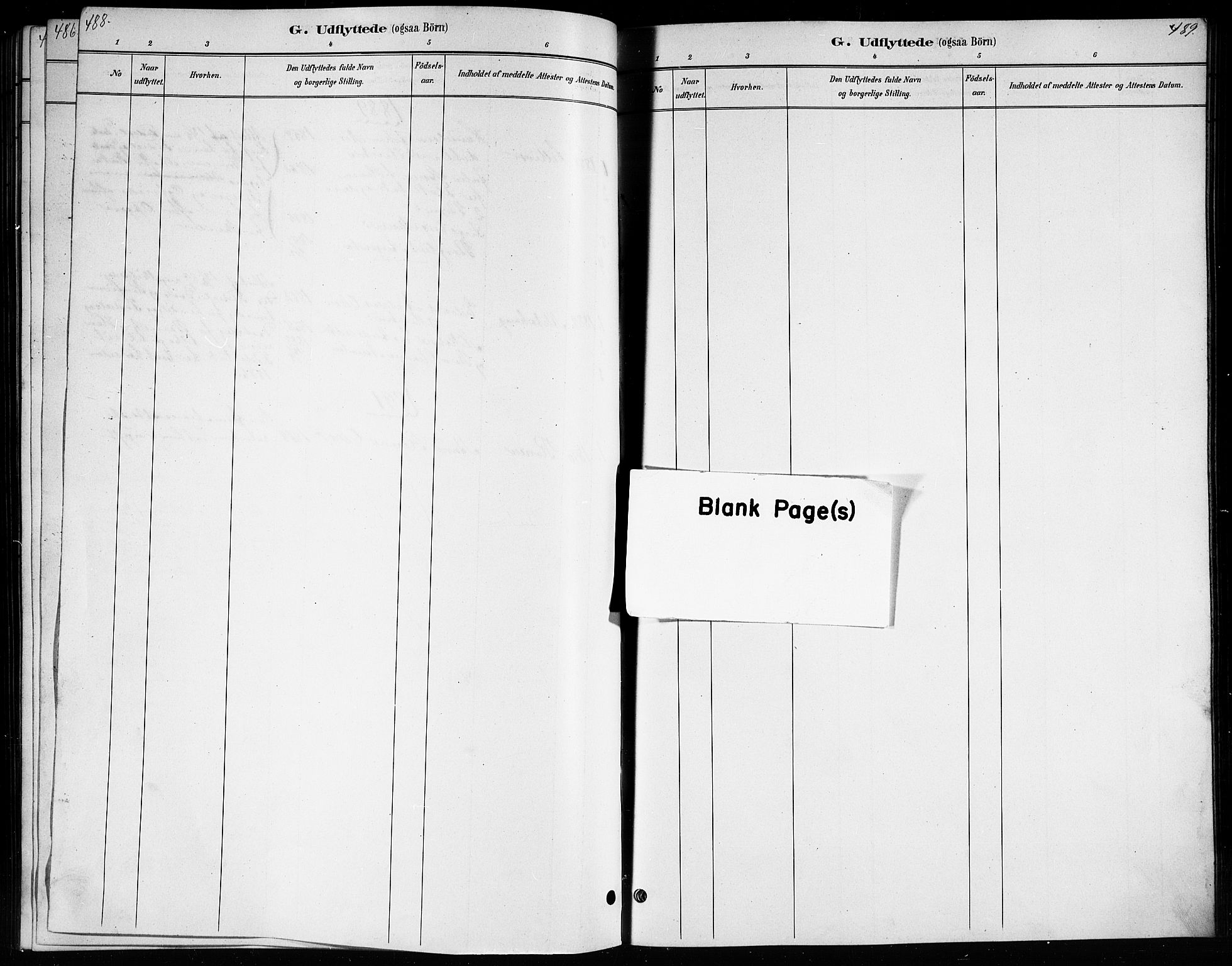 Ministerialprotokoller, klokkerbøker og fødselsregistre - Nordland, SAT/A-1459/807/L0123: Klokkerbok nr. 807C01, 1884-1910, s. 488-489