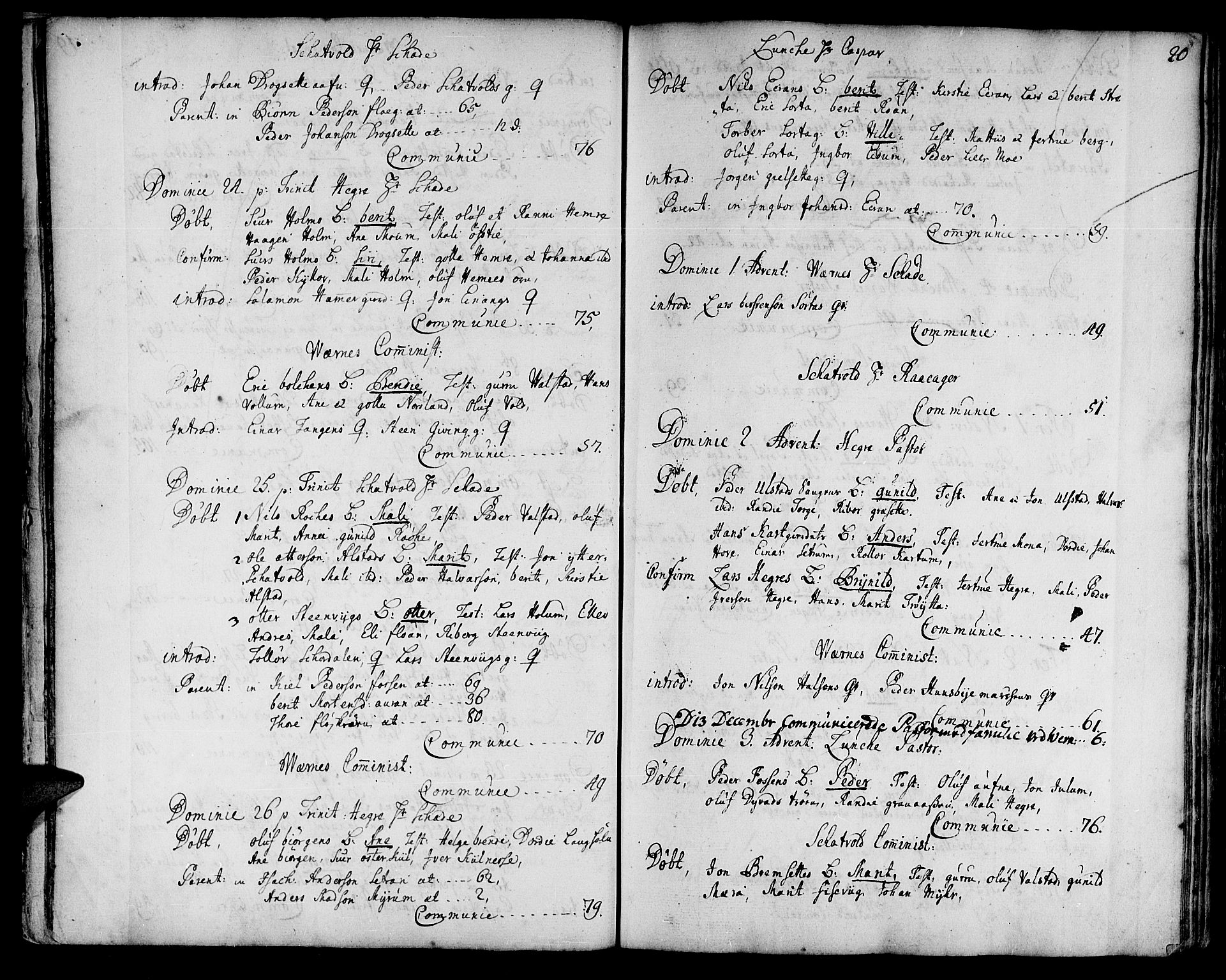 Ministerialprotokoller, klokkerbøker og fødselsregistre - Nord-Trøndelag, AV/SAT-A-1458/709/L0056: Ministerialbok nr. 709A04, 1740-1756, s. 20