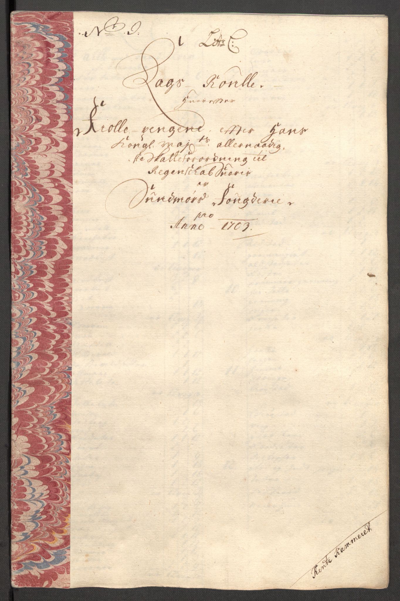 Rentekammeret inntil 1814, Reviderte regnskaper, Fogderegnskap, AV/RA-EA-4092/R54/L3559: Fogderegnskap Sunnmøre, 1702-1703, s. 227