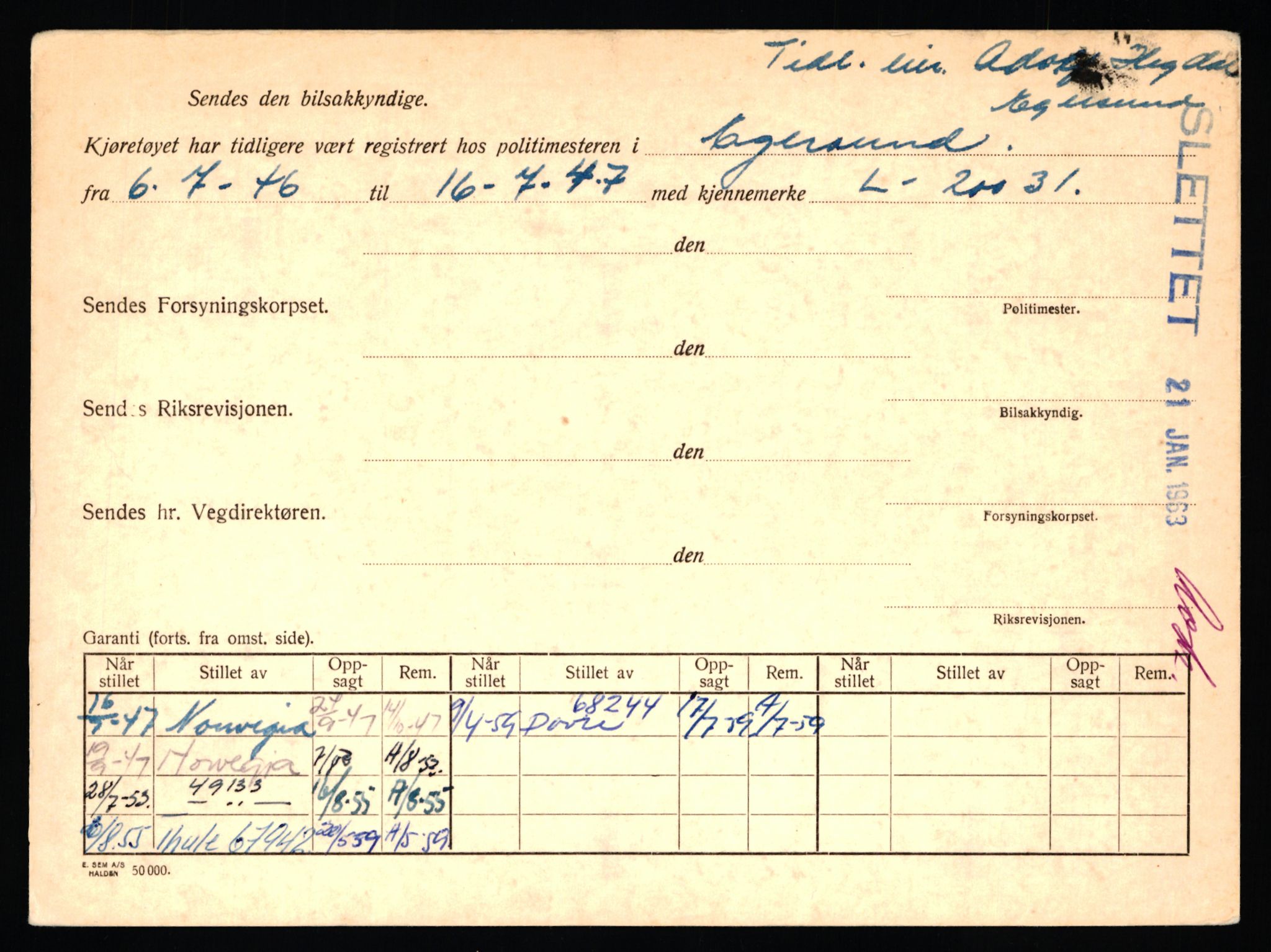 Stavanger trafikkstasjon, AV/SAST-A-101942/0/F/L0031: L-17000 - L-17599, 1930-1971, s. 1796